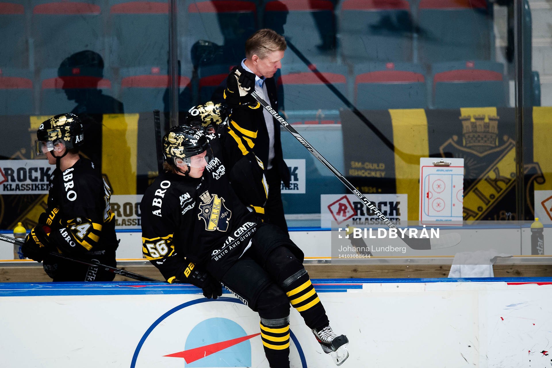 s Dennis Nordström och tränare Peter Gradin