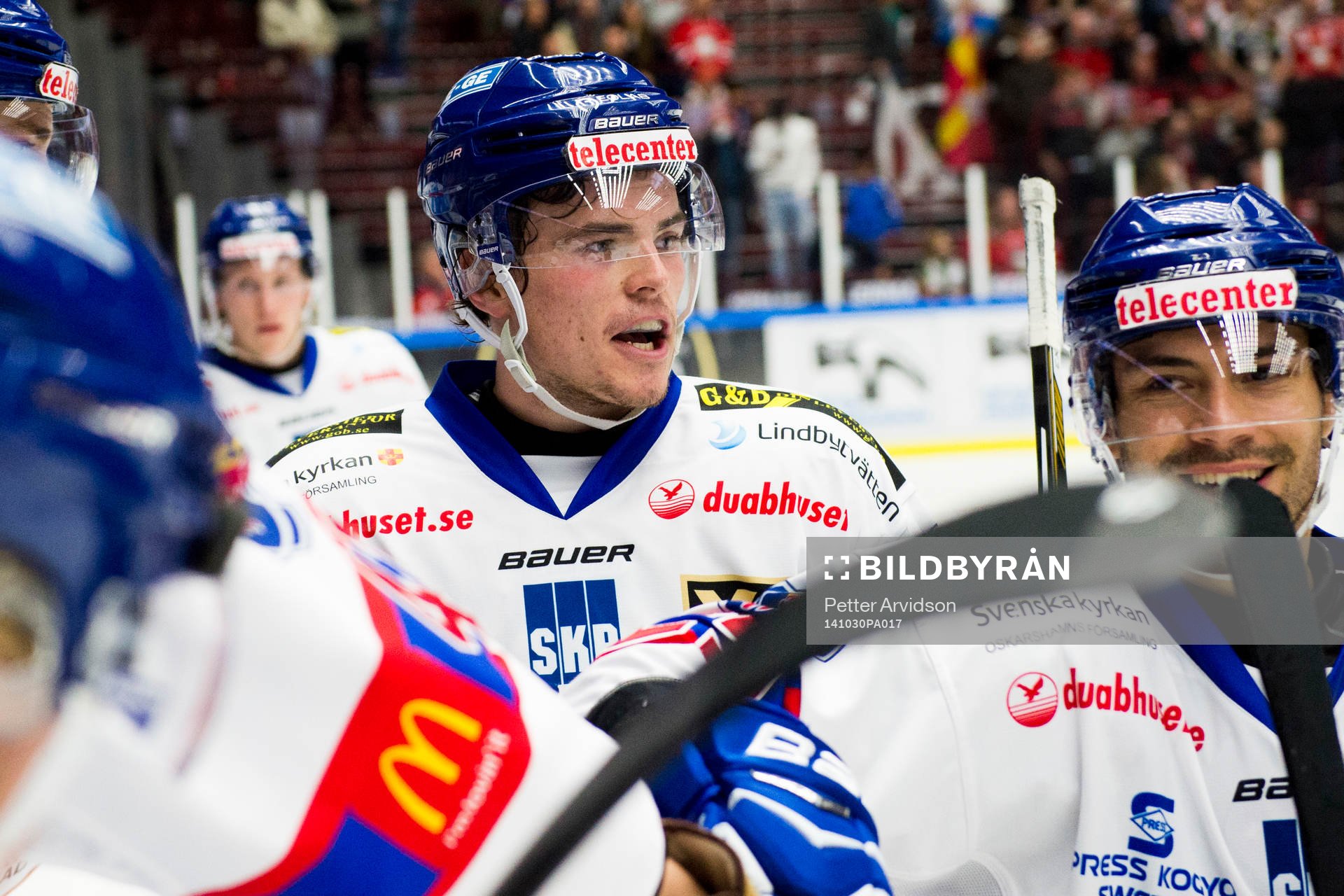 Oskarshamns Oscar Engsund jublar