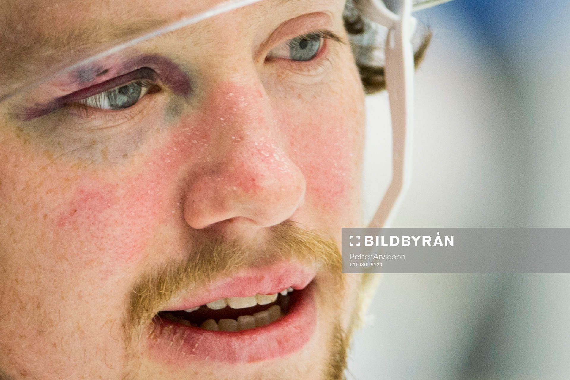 Oskarshamns Mikael Lidhammar med en blåtira på vänster