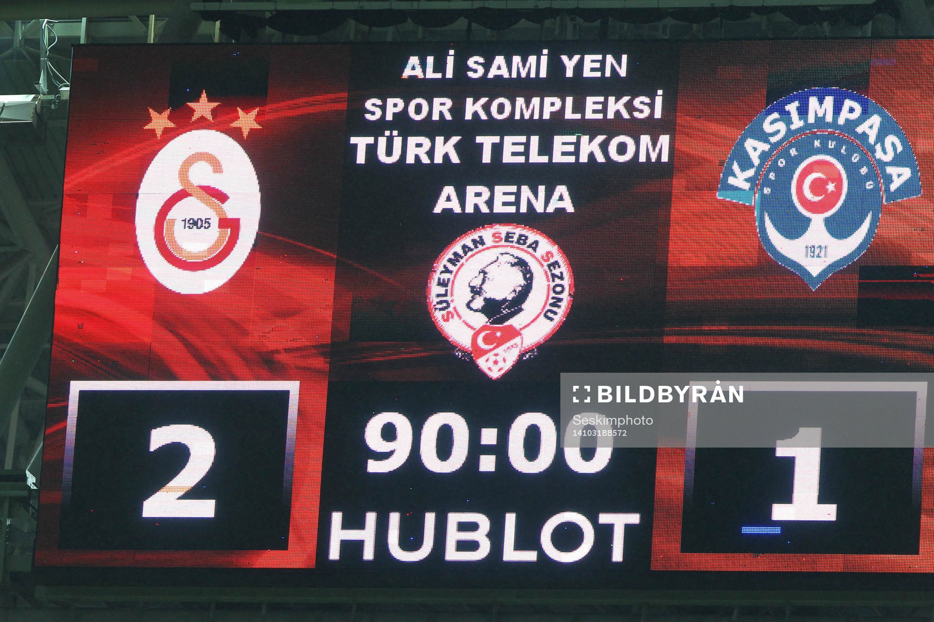 Turkey Super League football match between Galatasaray and