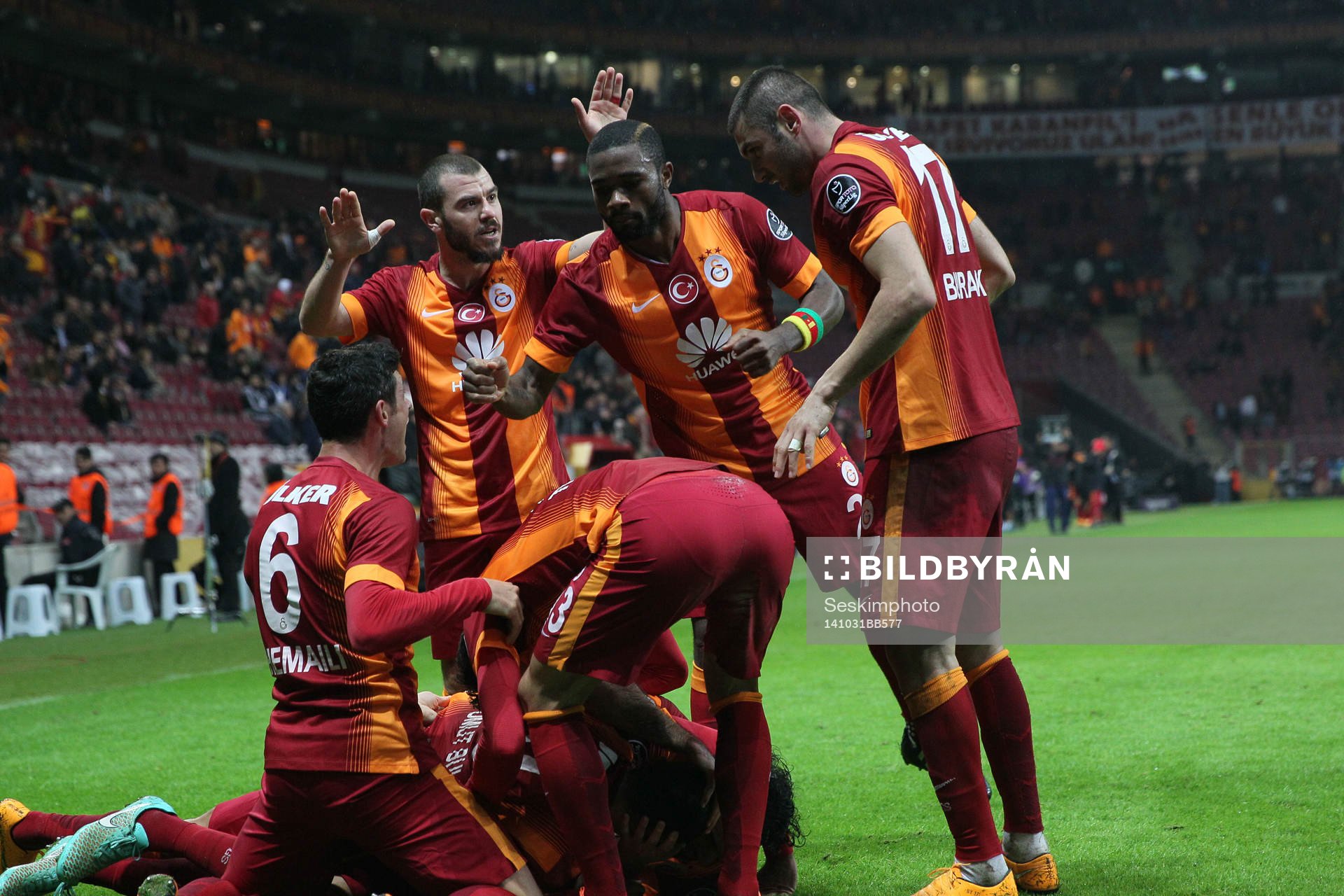 Turkey Super League football match between Galatasaray and