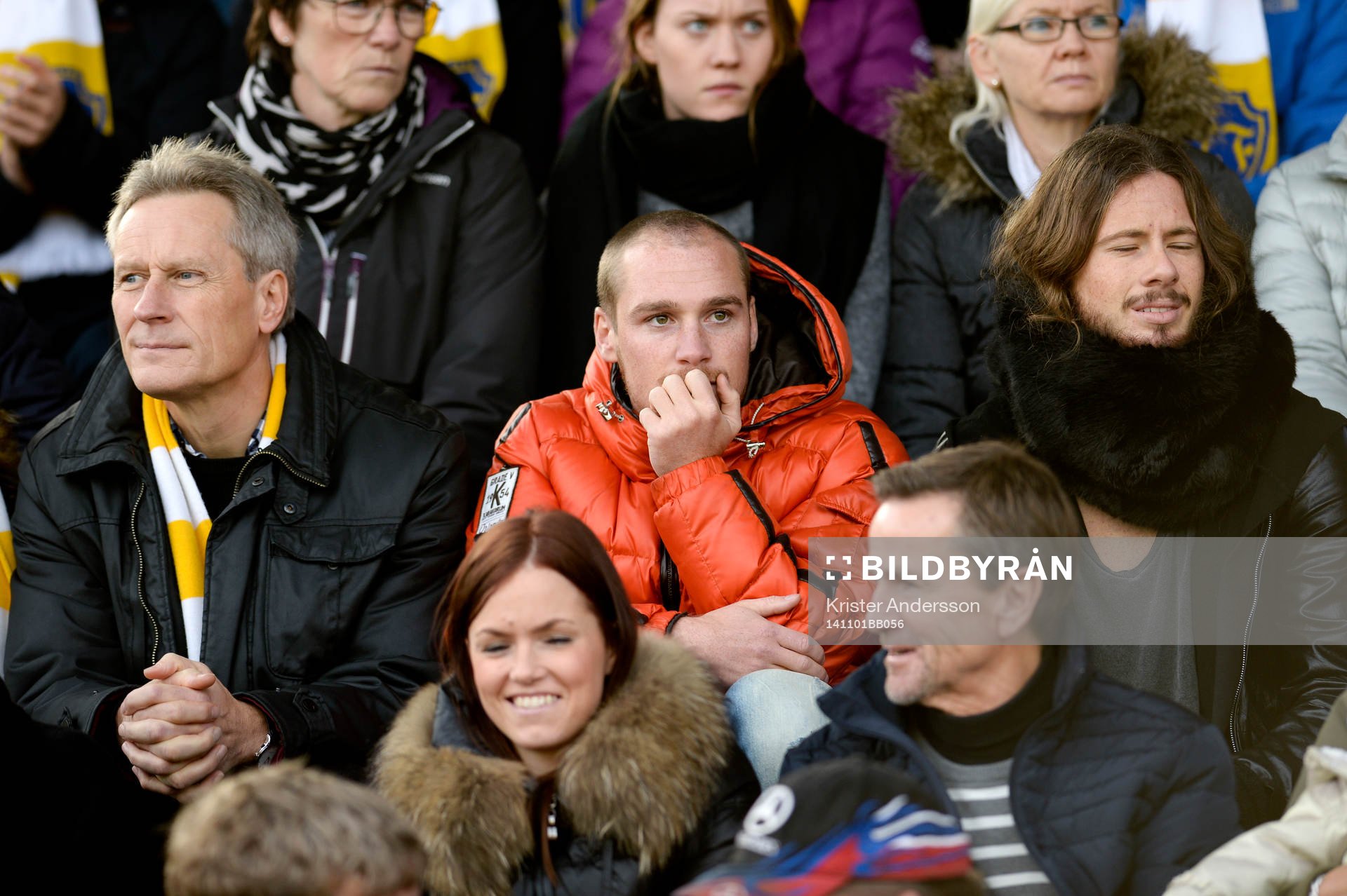 Falkenbergs Christoffer Carlsson innan fotbollsmatchen i