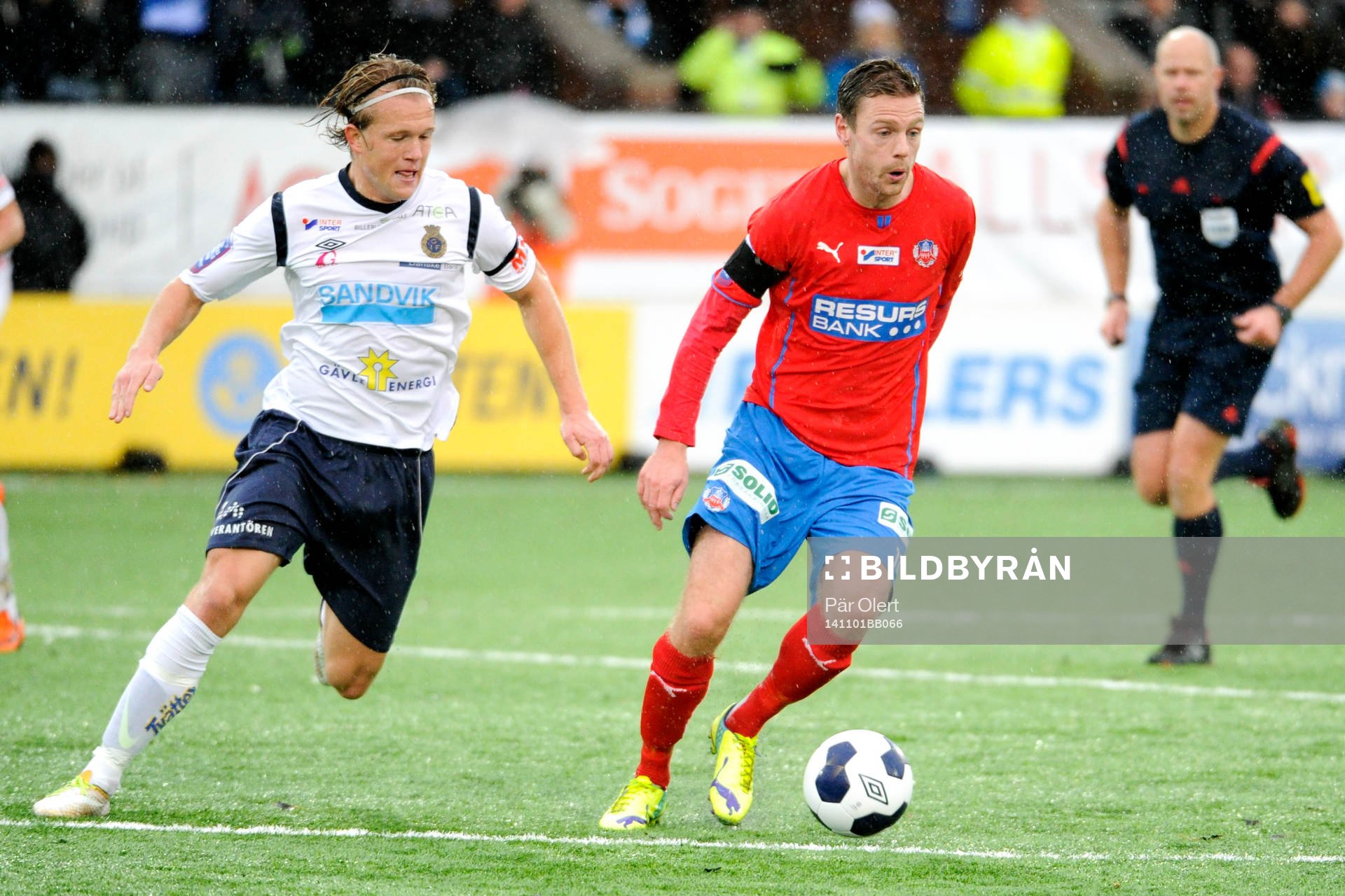 Gefles Anders Bååth och Helsingborgs Arnór Smárason