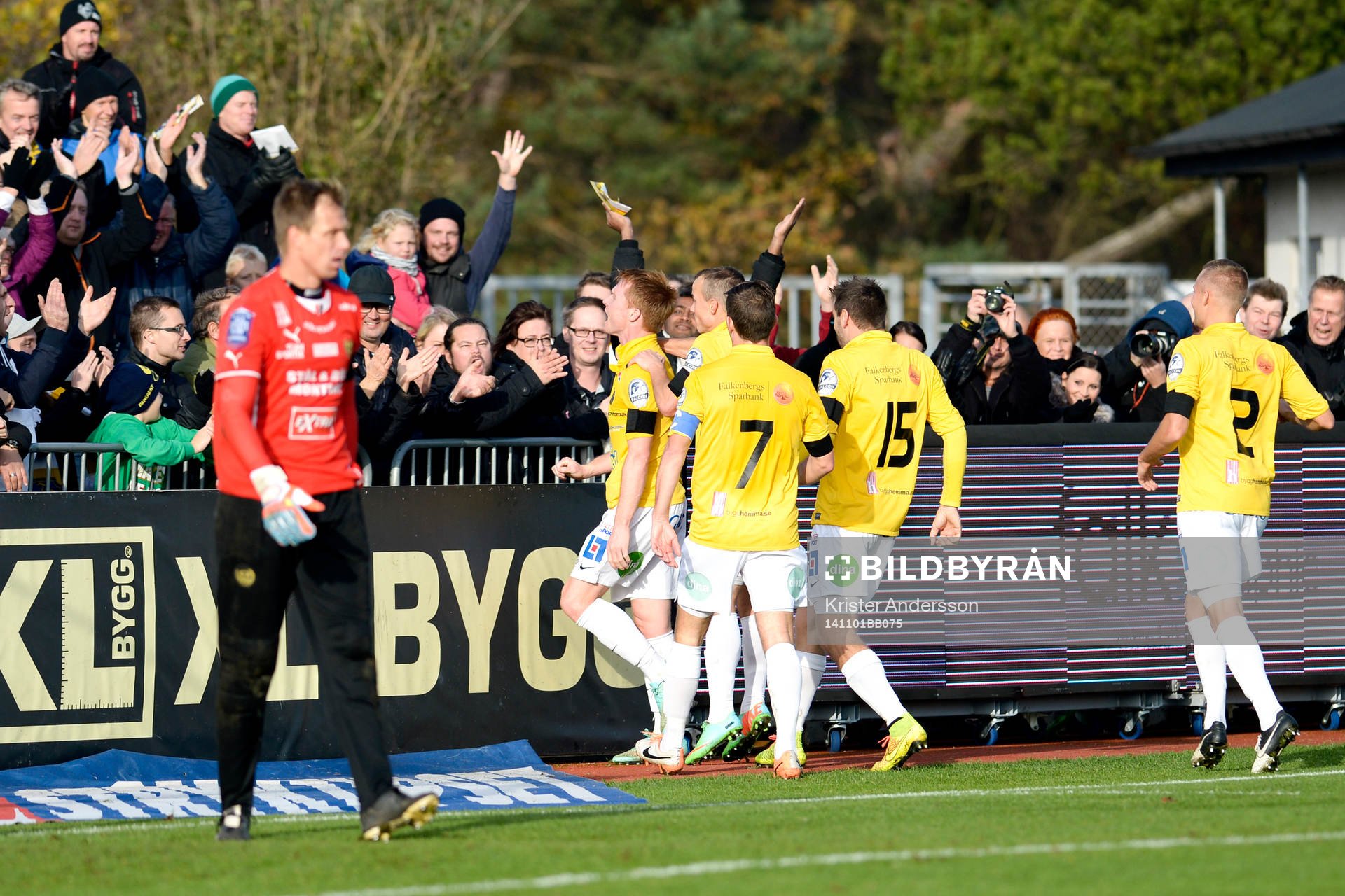 Falkenbergs Dan Keat jublar
