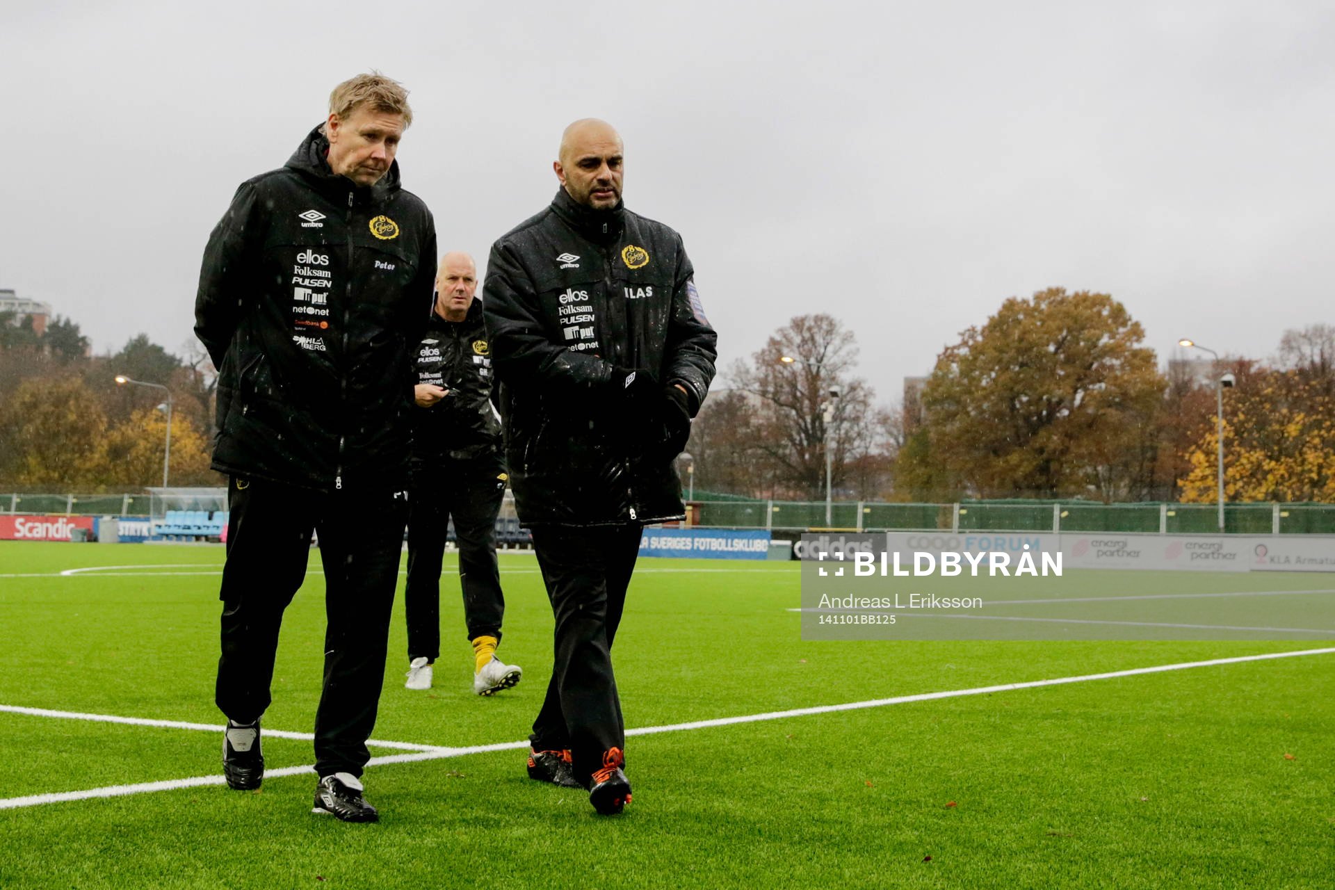 Elfsborgs tränare Jan Mian och assisterande tränare Peter