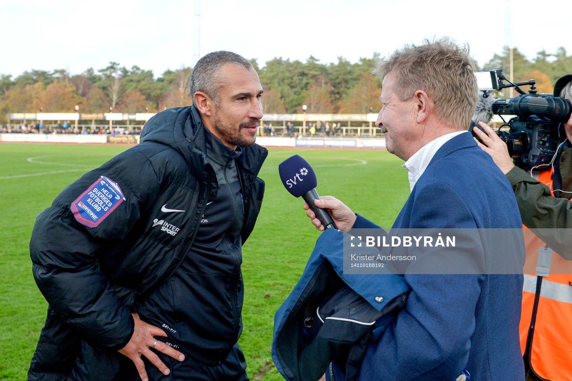 Falkenbergs tränare Henrik Larsson