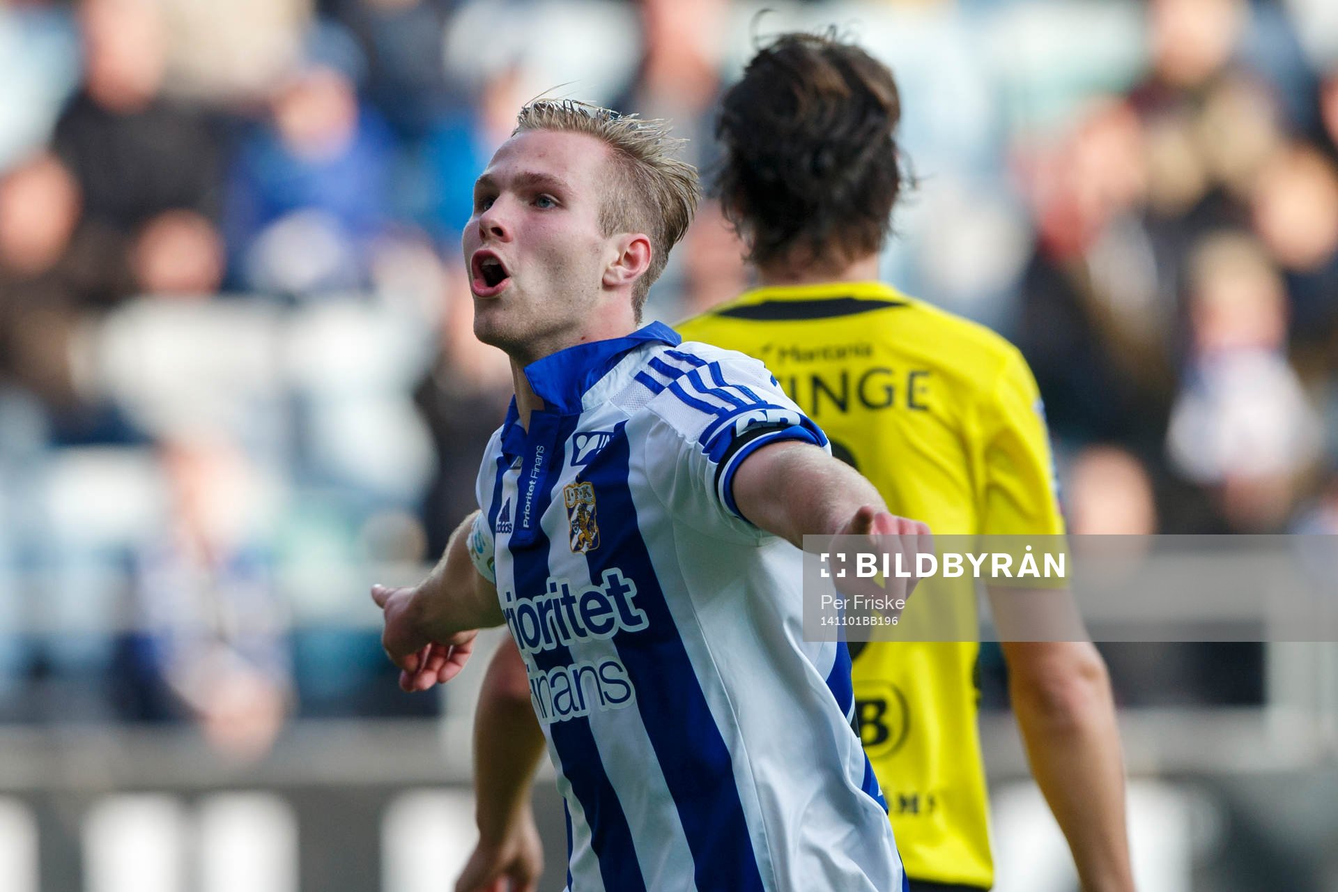 IFK Göteborgs Gustav Engvall jublar
