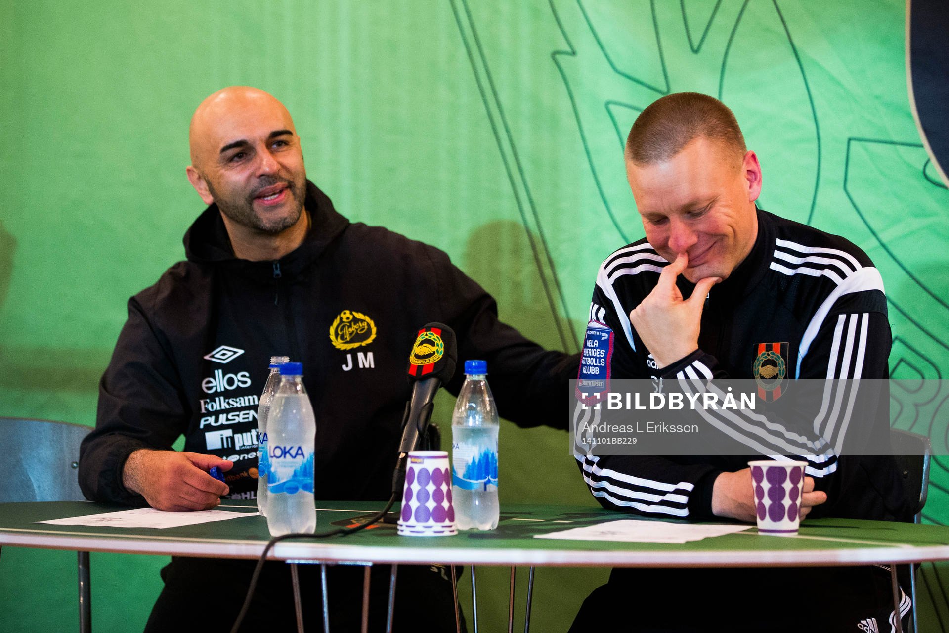 Elfsborgs tränare Jan Mian och Brommapojkarnas
