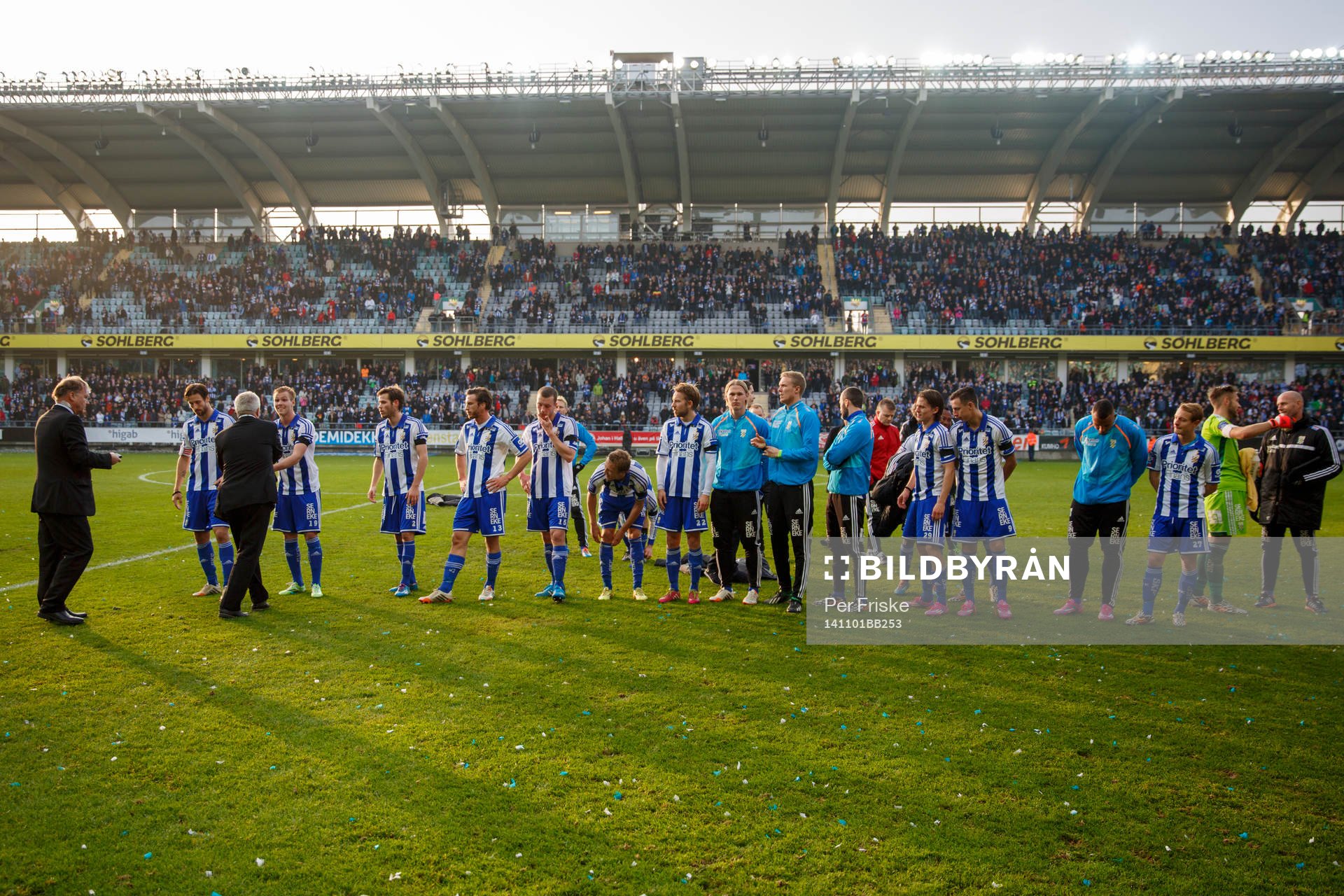 IFK Göteborgs spelare får silvermedalj