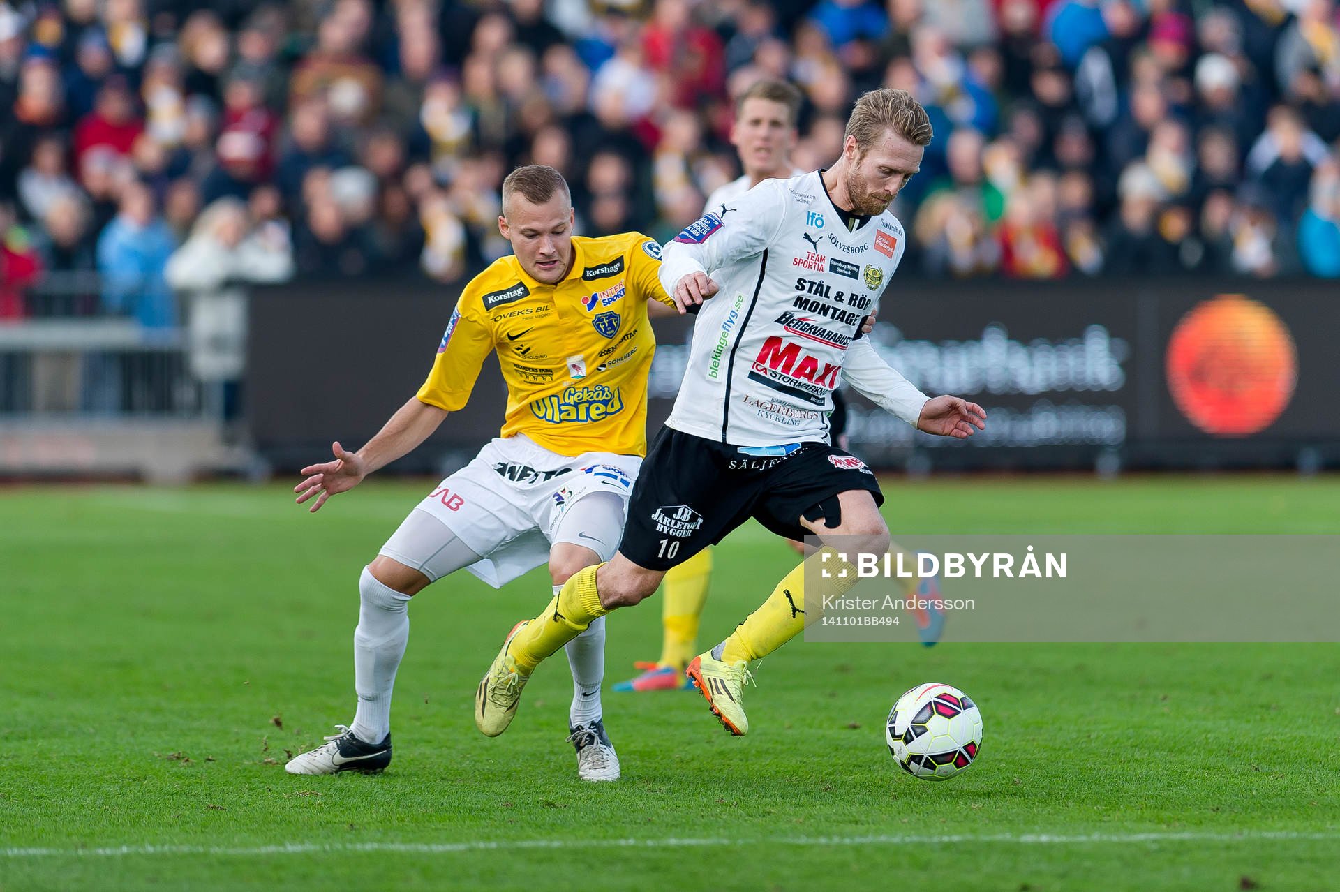 Falkenbergs Rasmus Sjöstedt och Mjällbys Christian