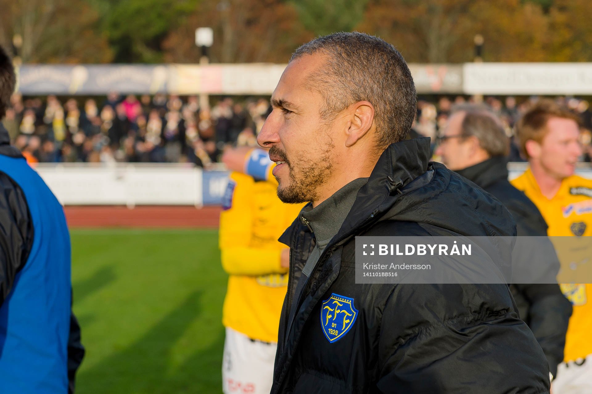 Falkenbergs tränare Henrik Larsson