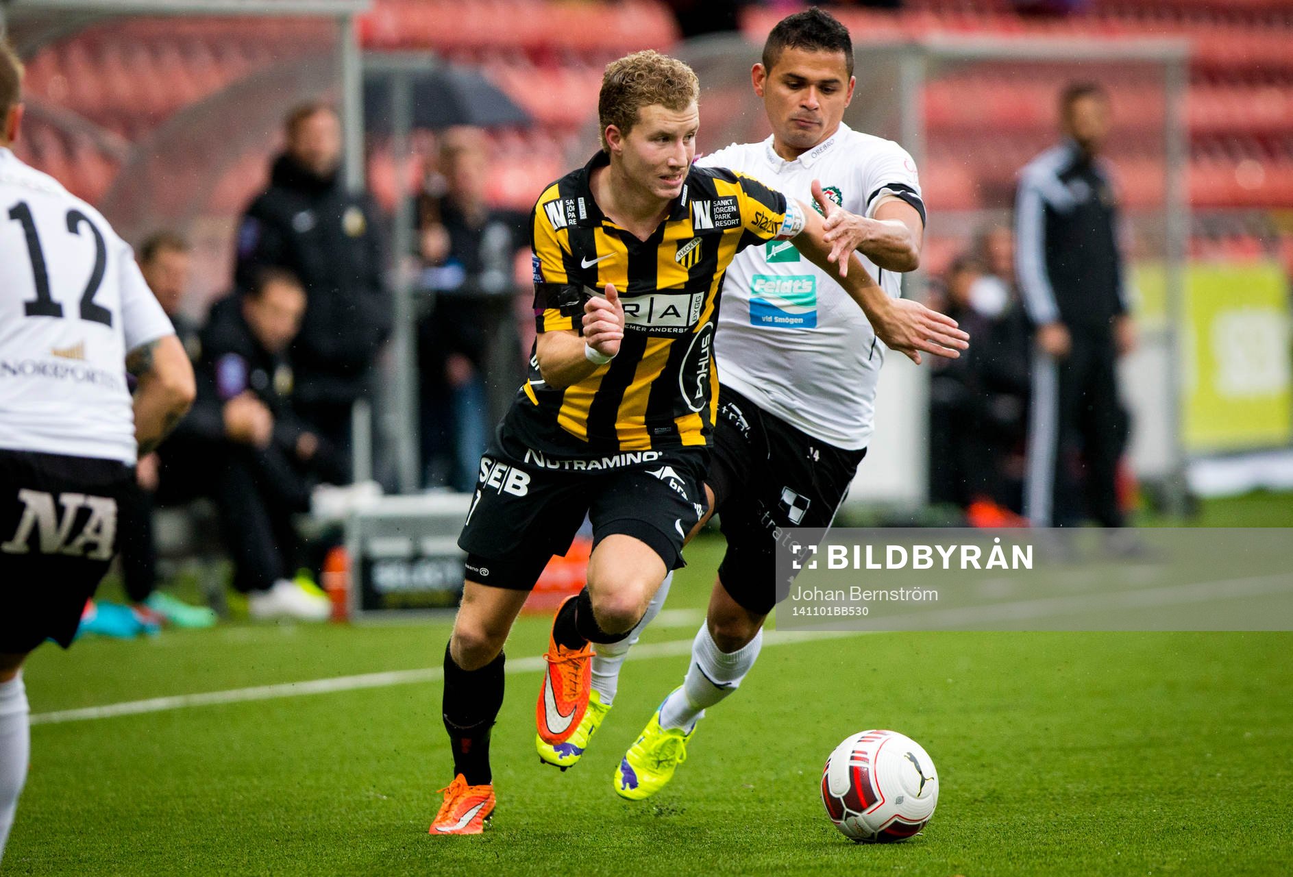 Häckens Simon Gustafson mot Daniel Sobralense