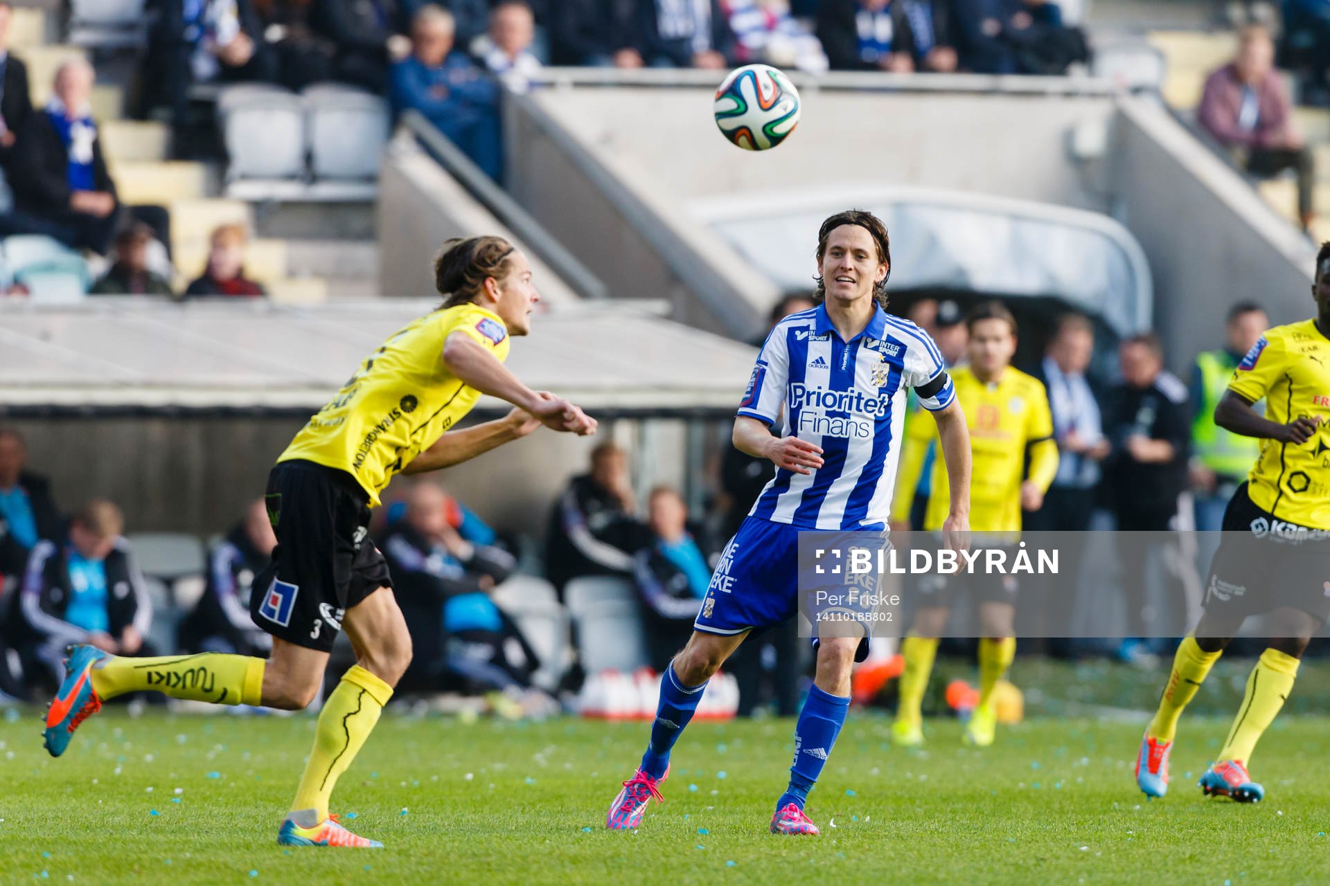 Halmstads Fredrik Liverstam och IFK Göteborgs Lasse Vibe