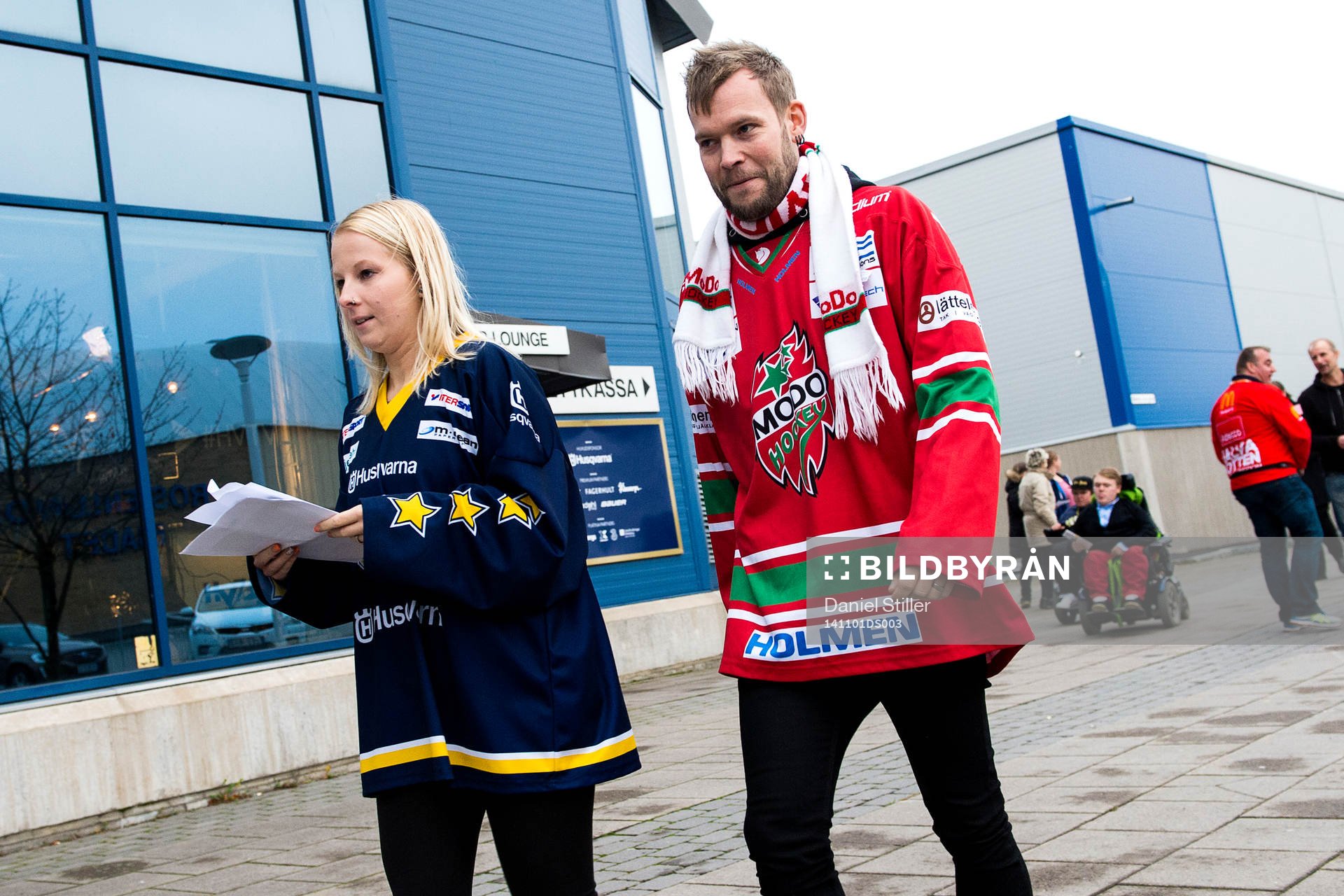 En HV71-supporter