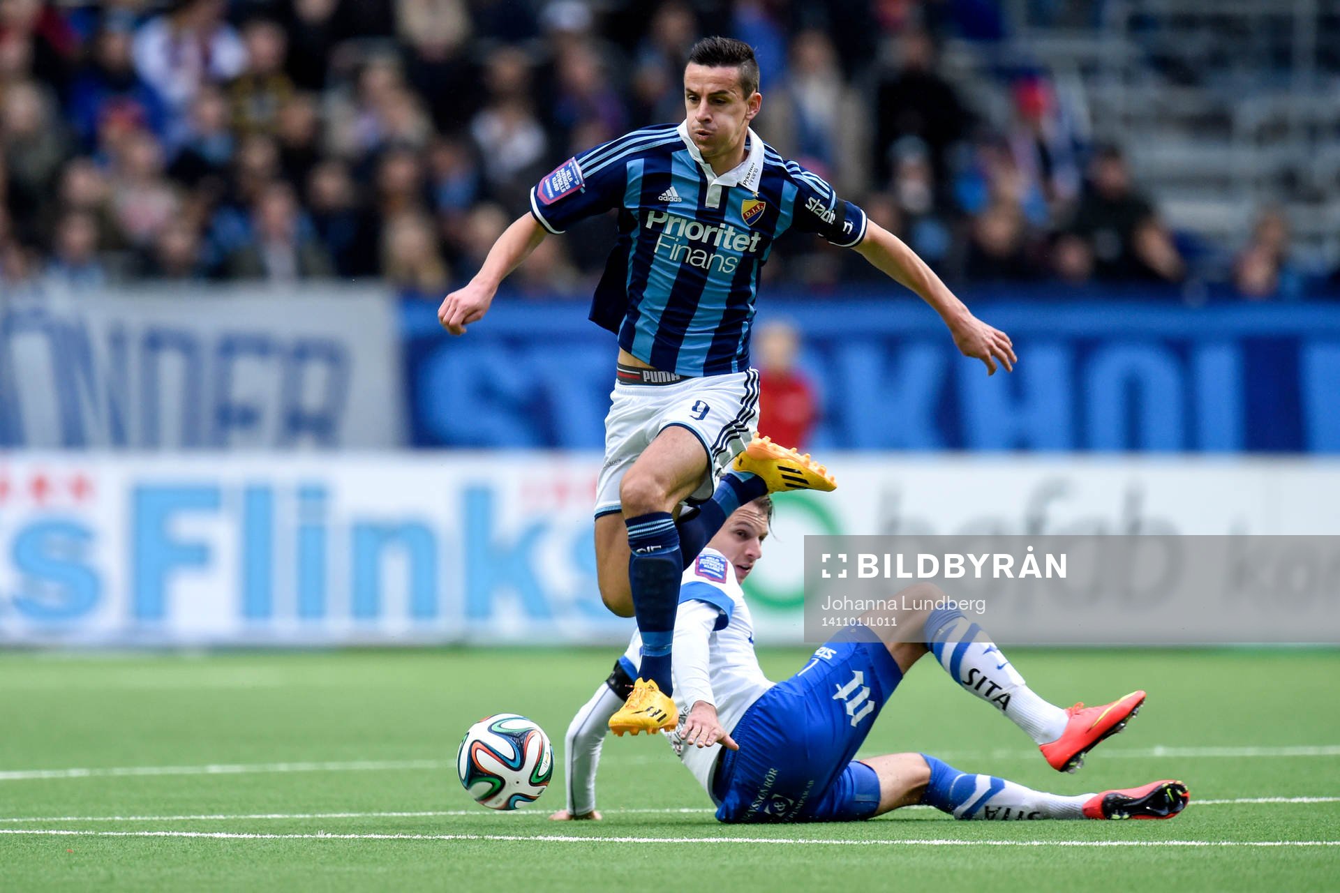 Djurgårdens Haris Radetinac och Norrköpings Lars