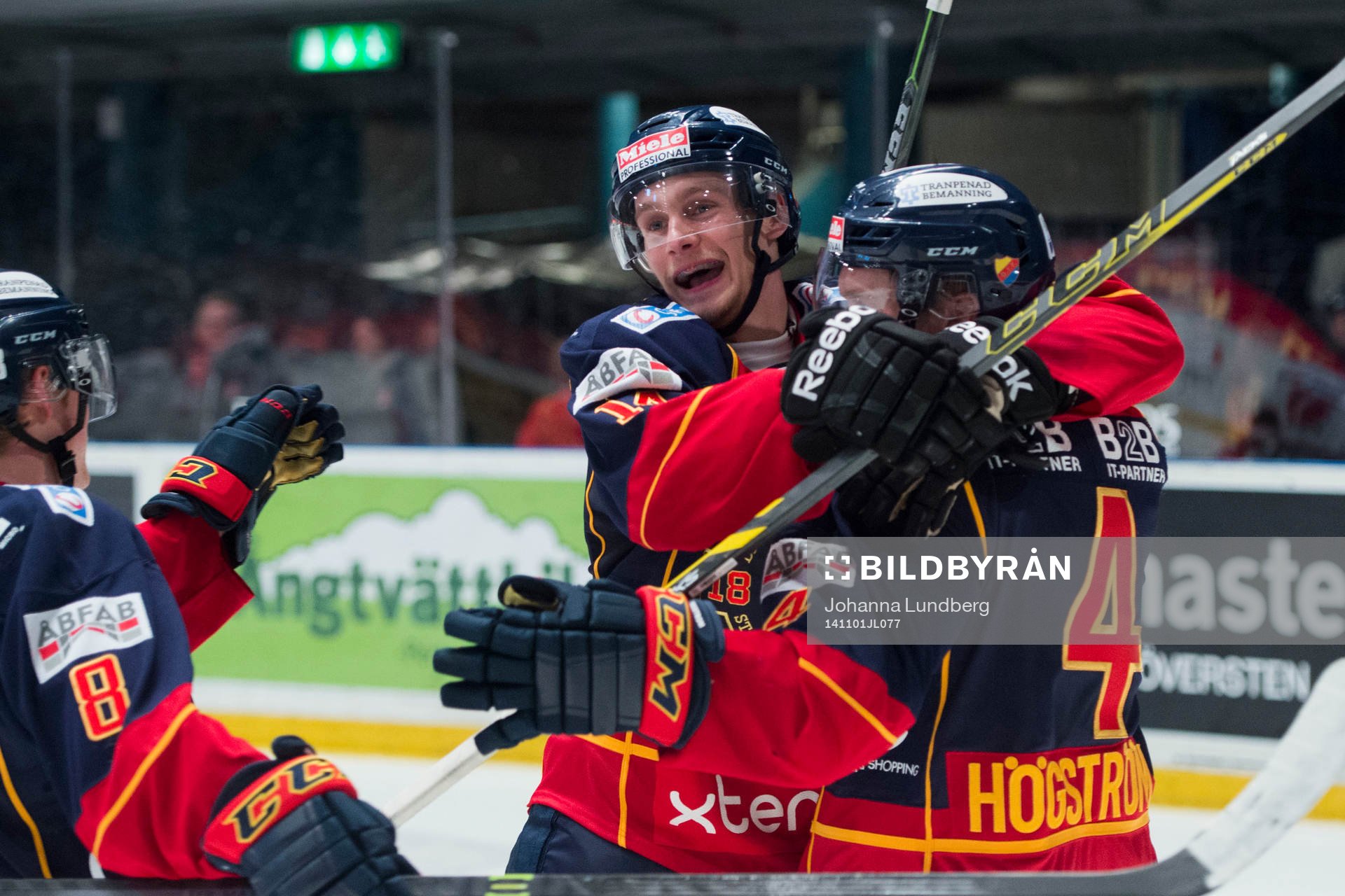 Djurgårdens Alexander Fällström och Marcus Högström