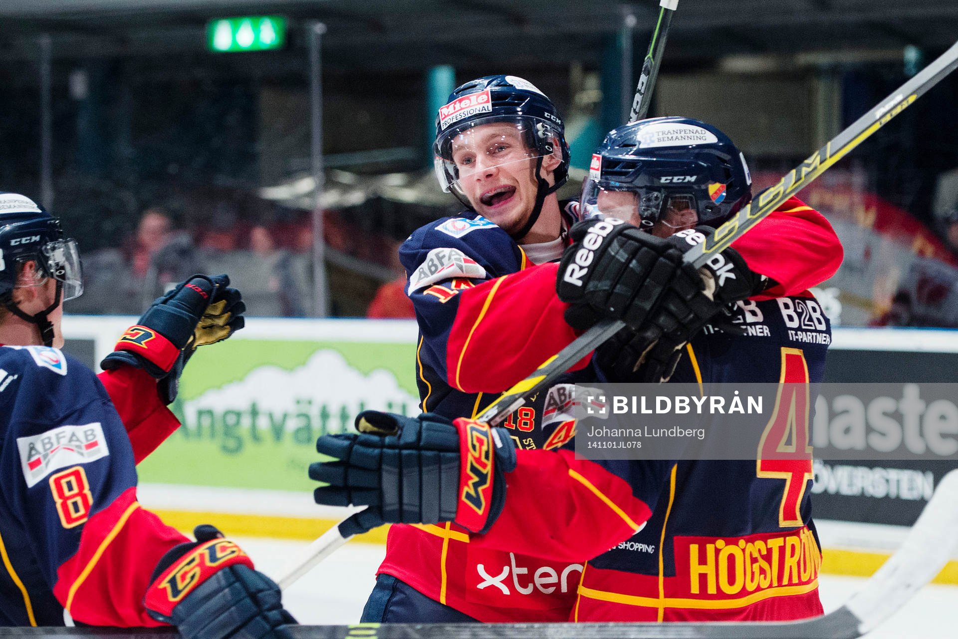 Djurgårdens Alexander Fällström och Marcus Högström