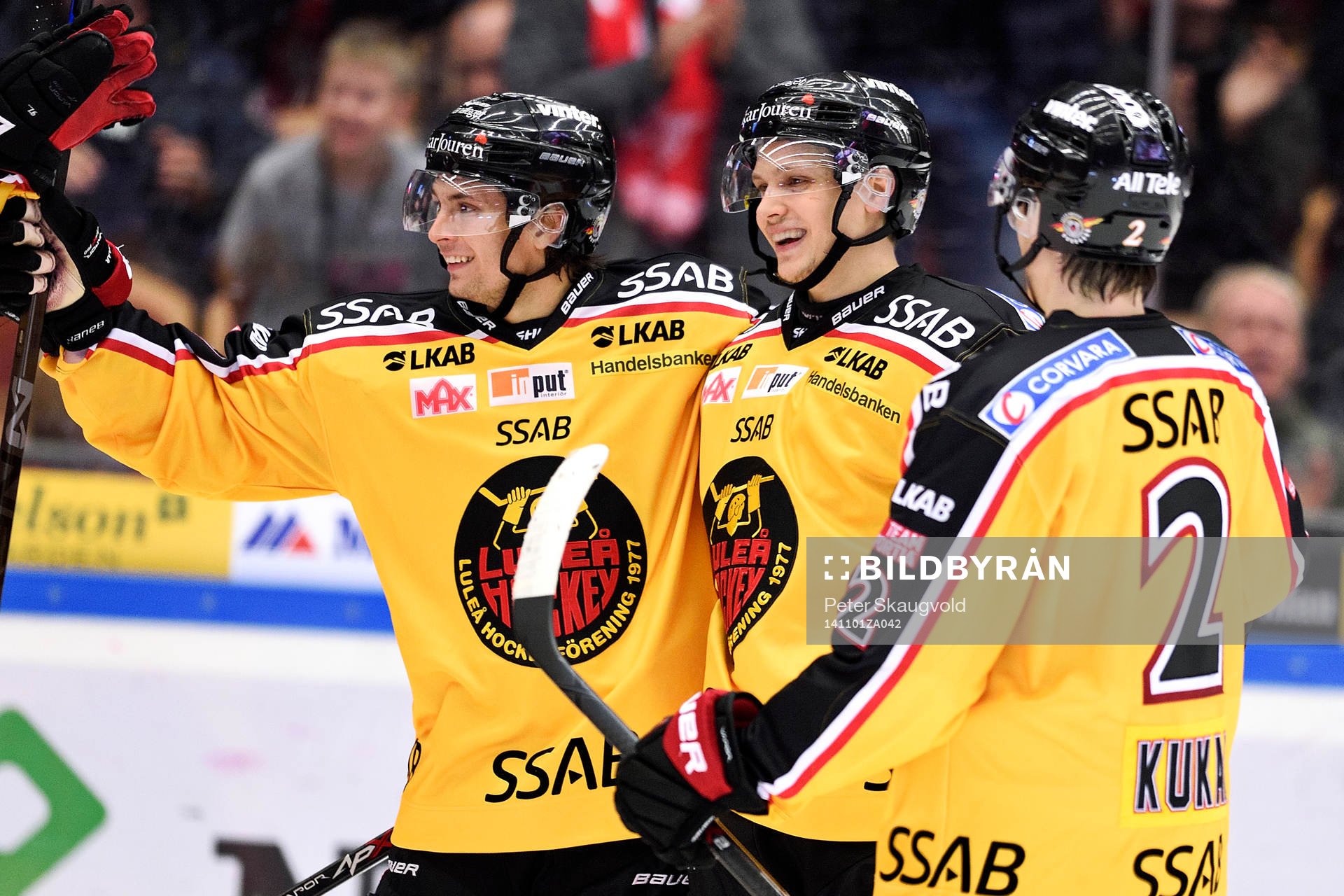 Luleås Daniel Zaar (v) Kristian Näkyvä (m) och Dean