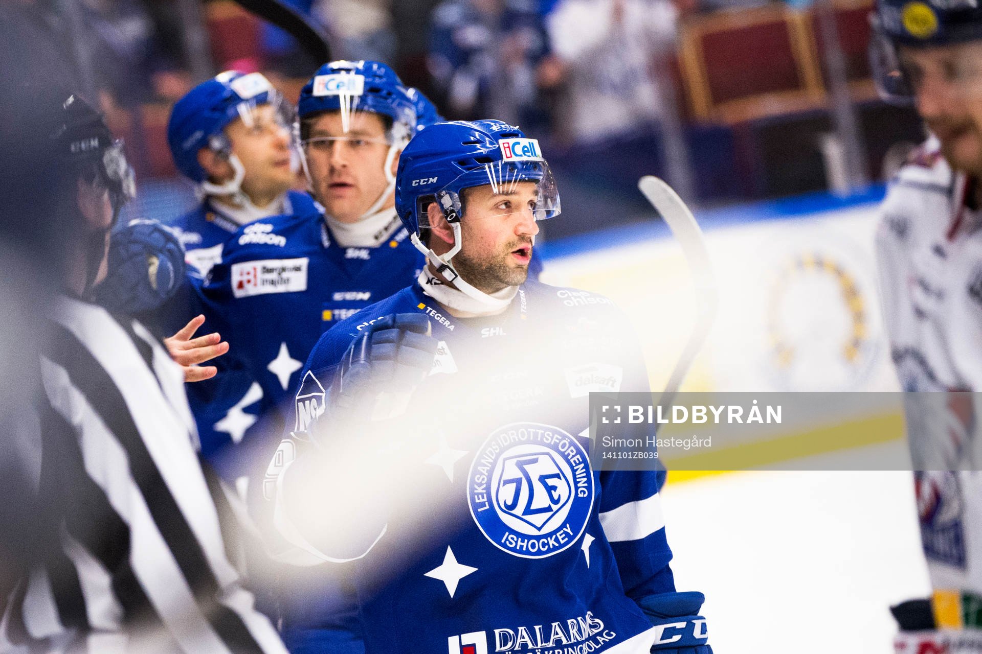 Leksands Eric Himelfarb jublar