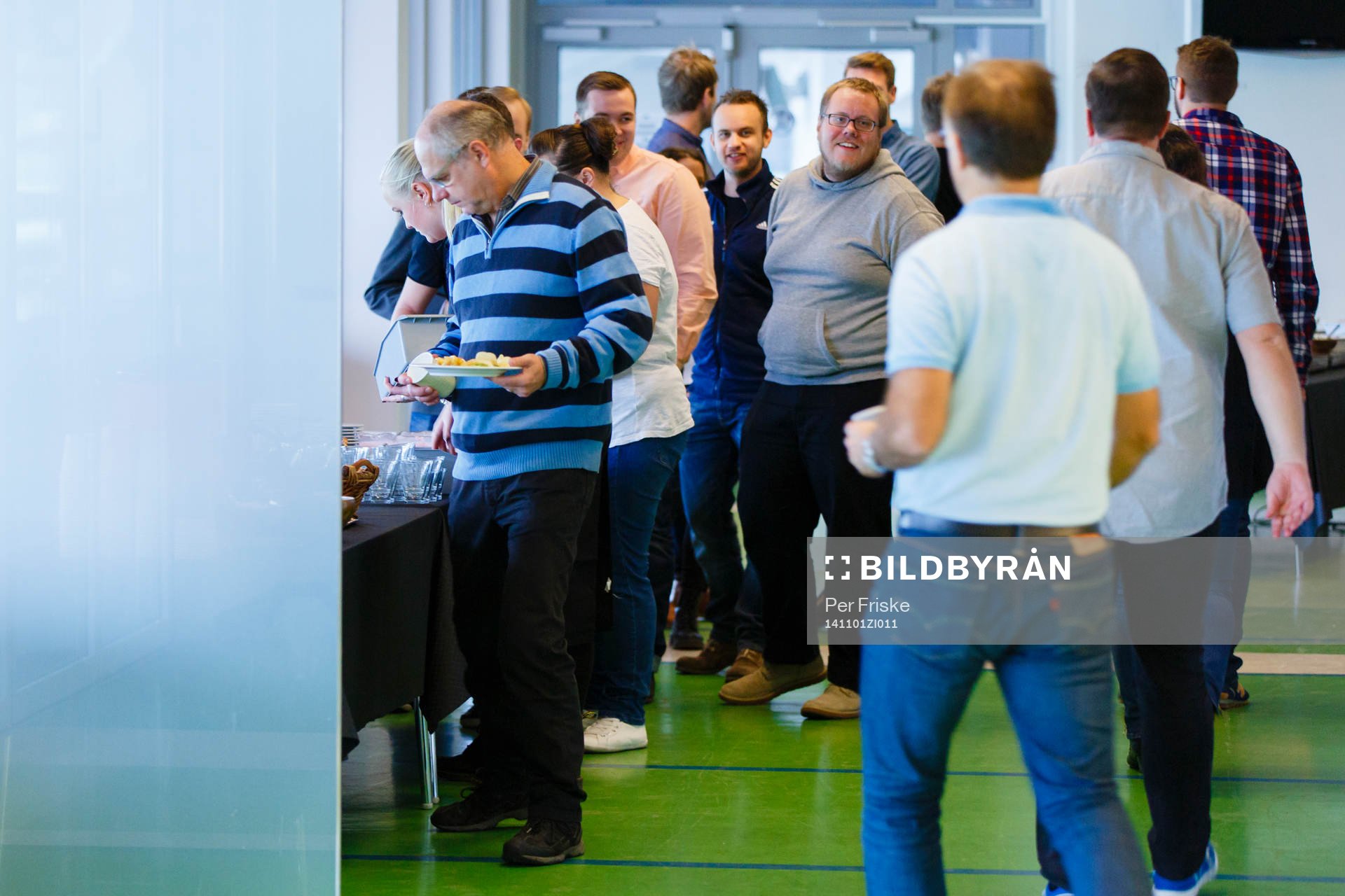 Brunch för IFK supportrar innan fotbollsmatchen i