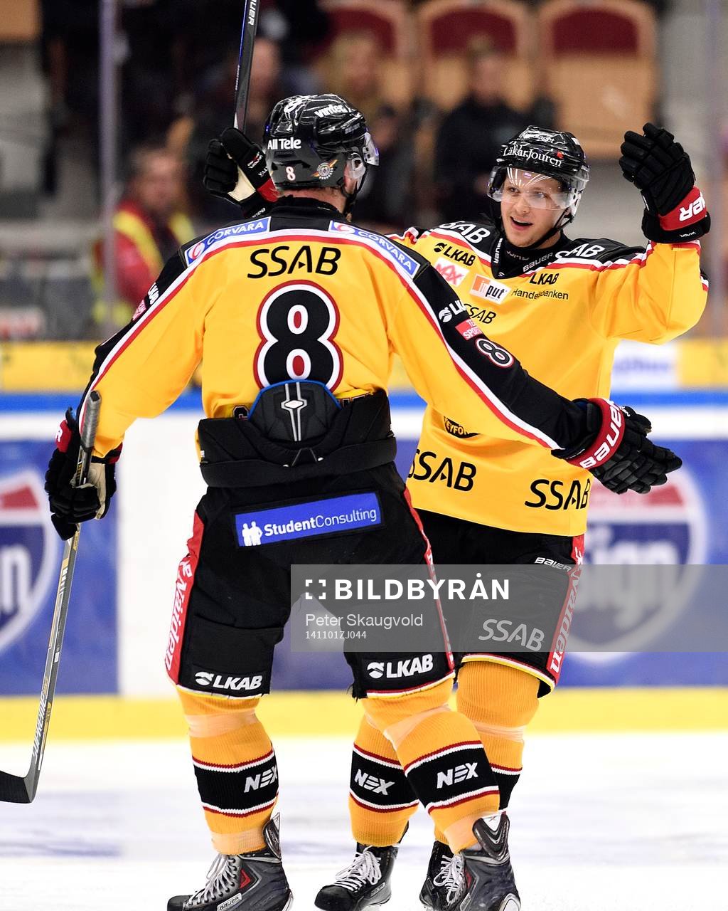 Luleås Per Savilahti-Nagander (v) och Kristian Näkyvä