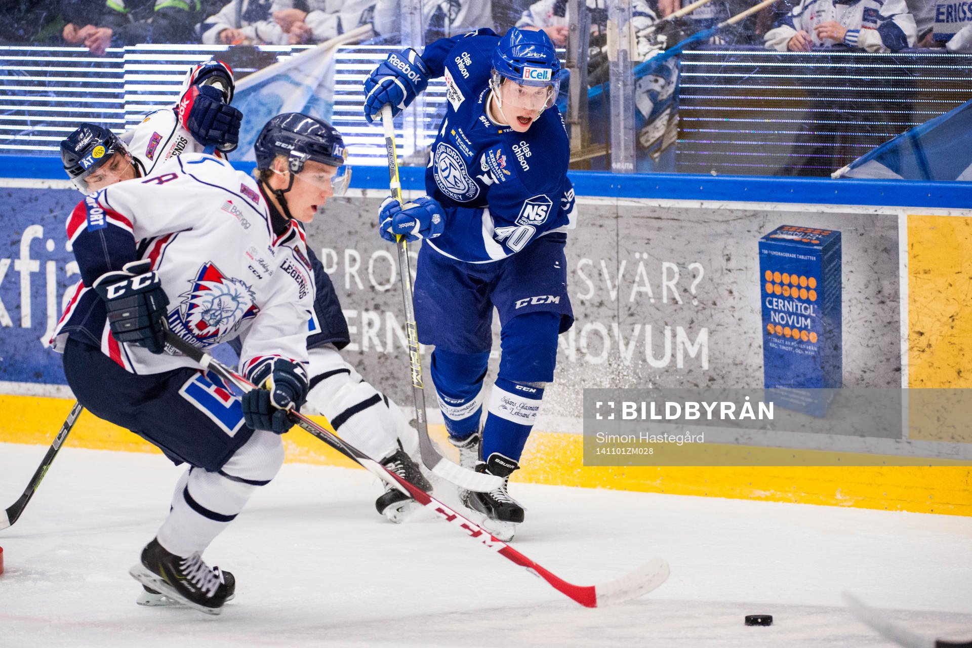Linköpings Gustav Forsling och Leksands Tomi Sallinen
