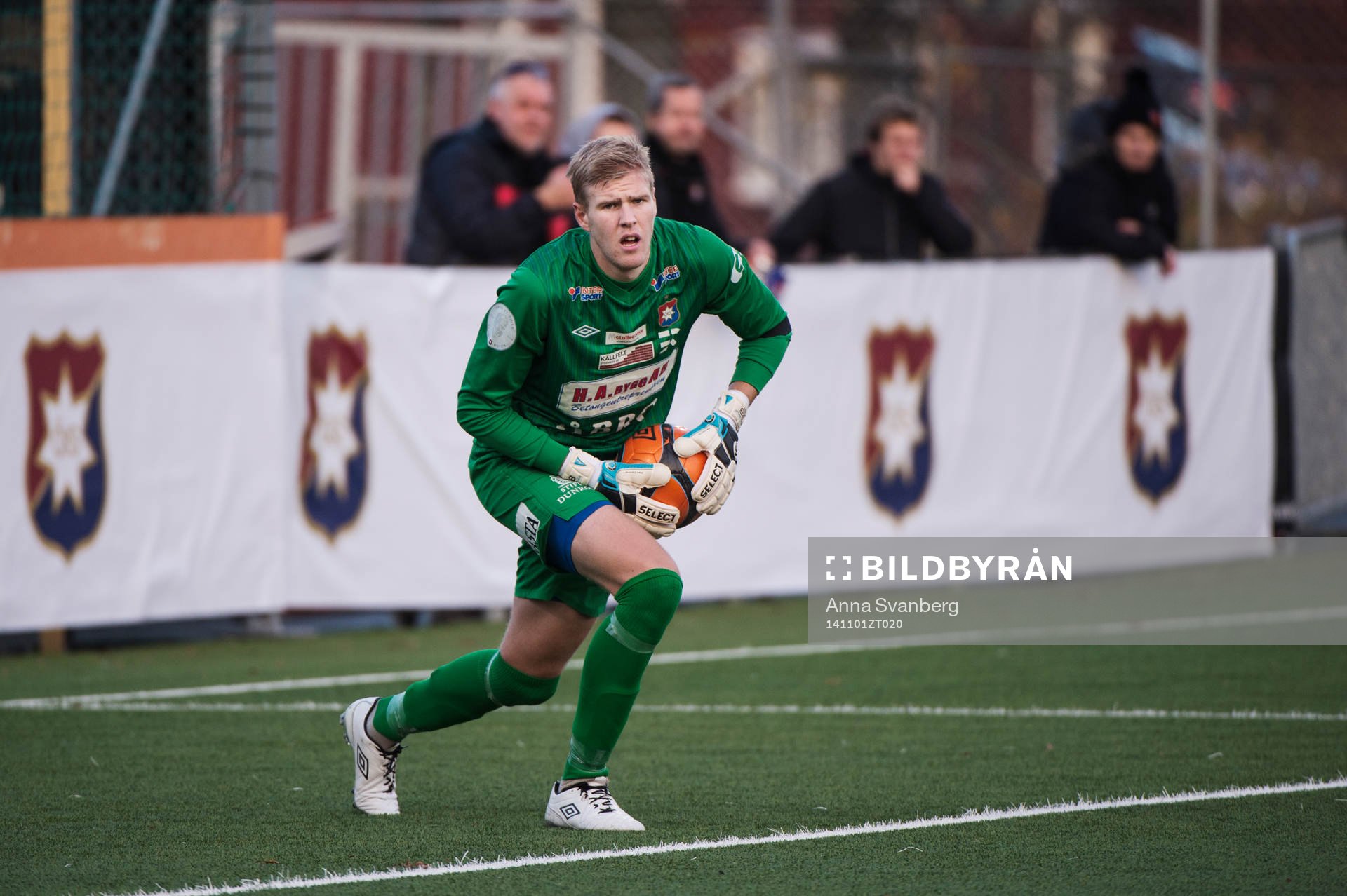 Örgrytes målvakt Fredrik Andersson