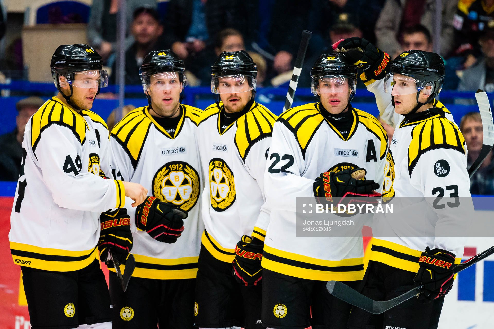 Brynäs Jacob Blomqvist, Greg Scott, Oscar Eklund , Jörgen