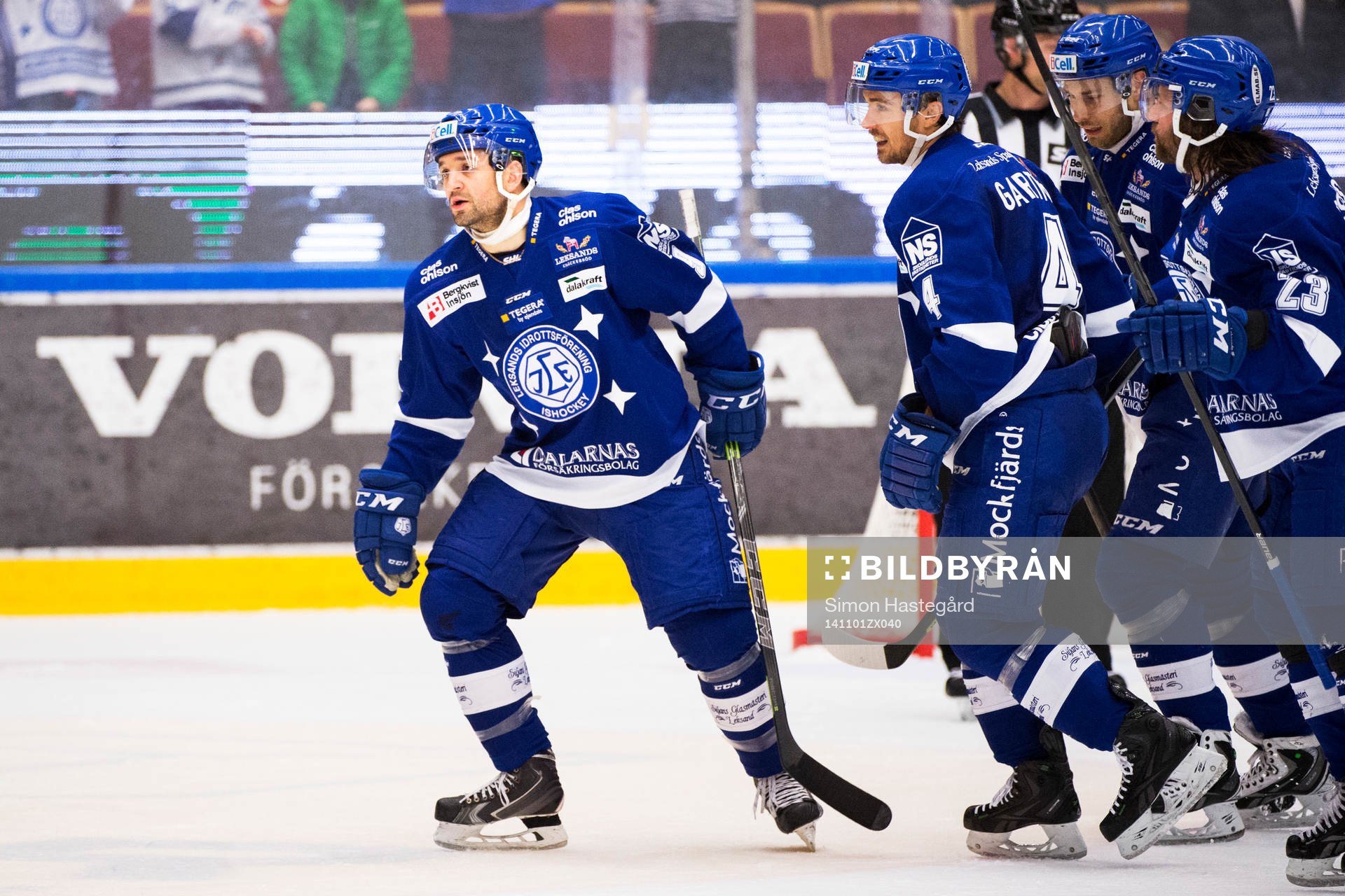 Leksands Eric Himelfarb, Robin Gartner, Fabian Brunnström