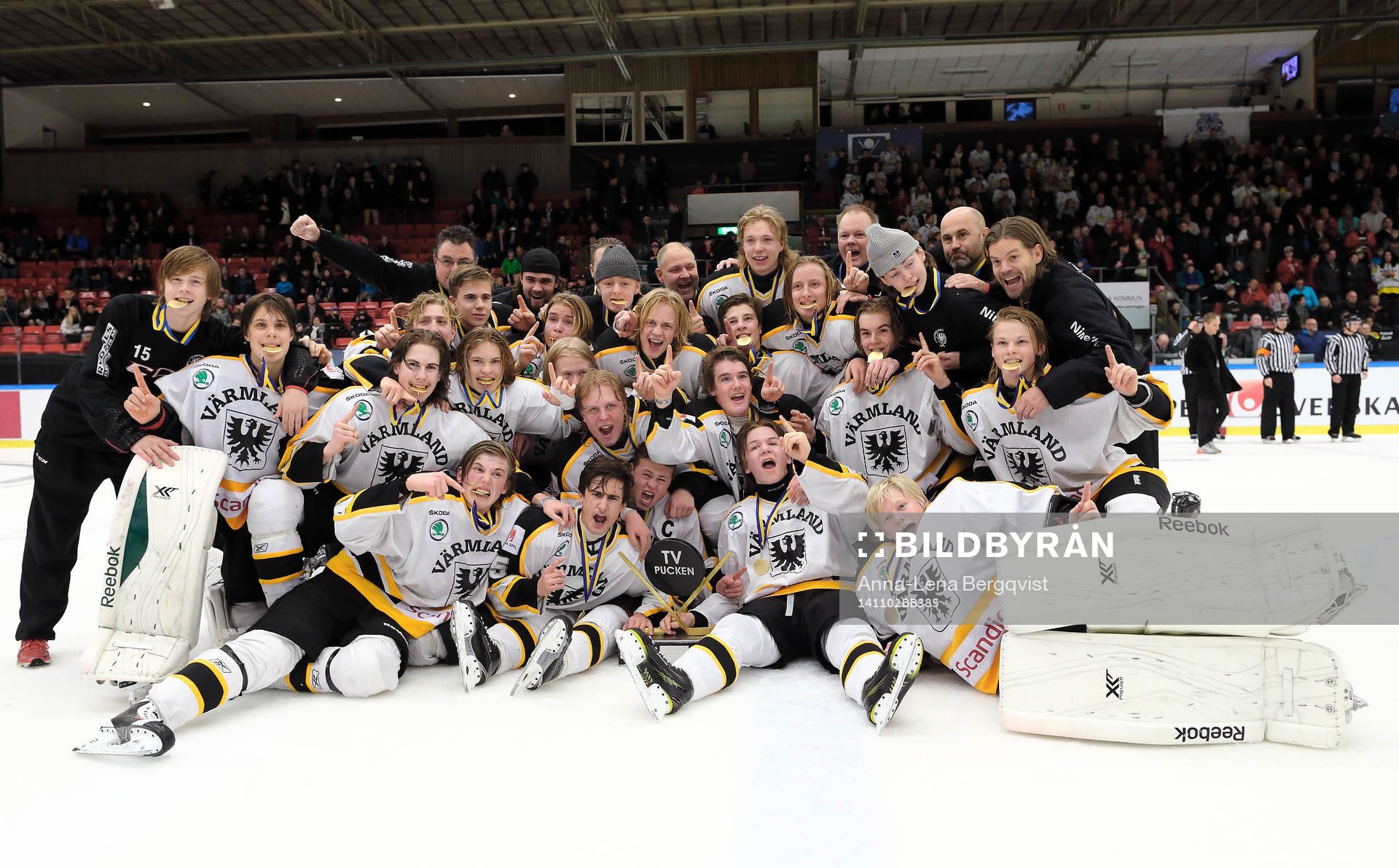 Gruppbild av Värmlands guldmedaljörer