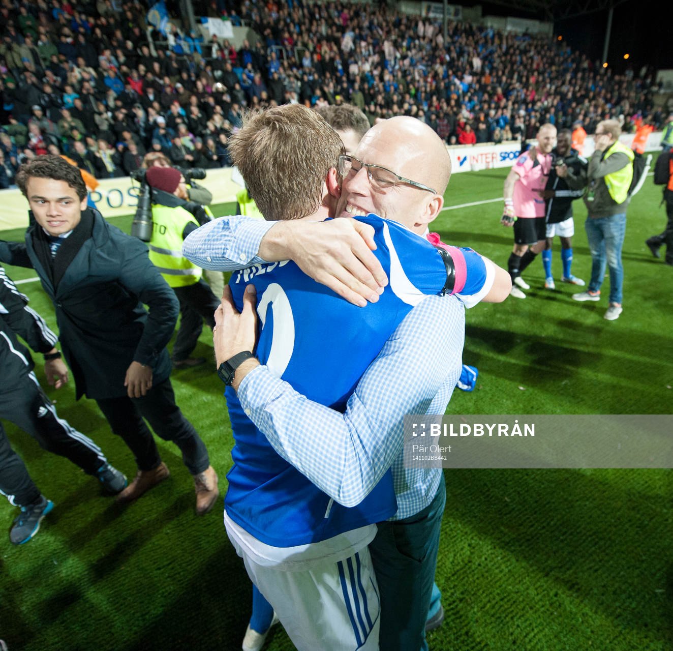Sundsvalls tränare Joel Cedergren och Johan Lundgren