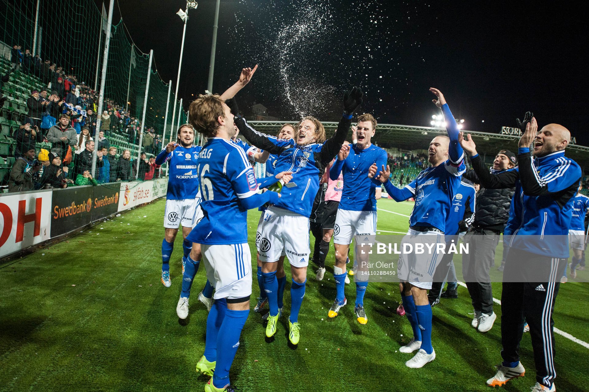 Sundsvalls firar steget upp till allsvenskan