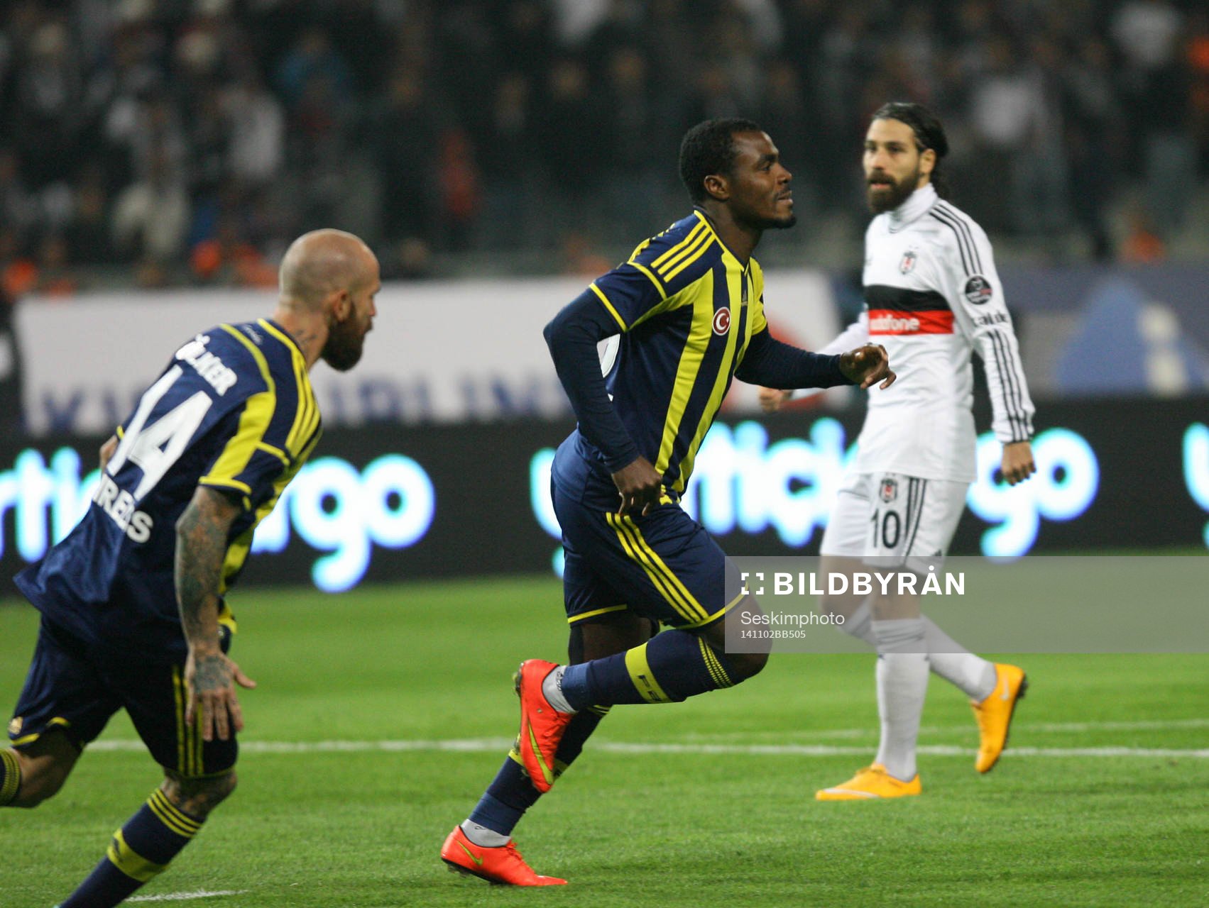 Turkey super league derby match between Besiktas and