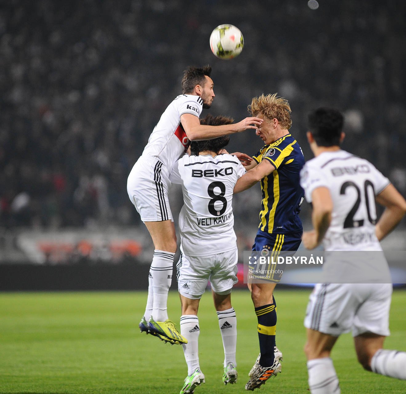 Turkey super league derby match between Besiktas and