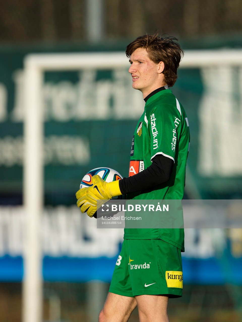 Häckens målvakt Teodor Söderberg
