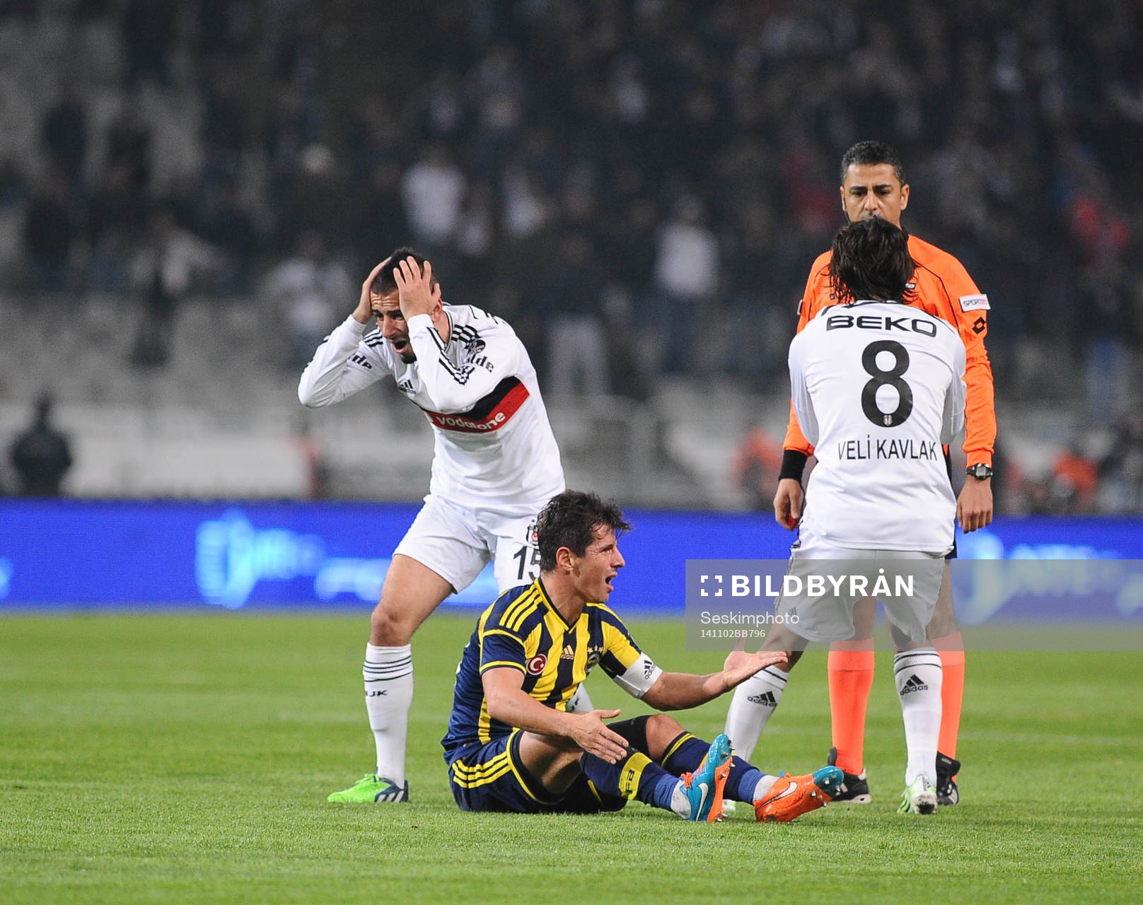 Turkey super league derby match between Besiktas and