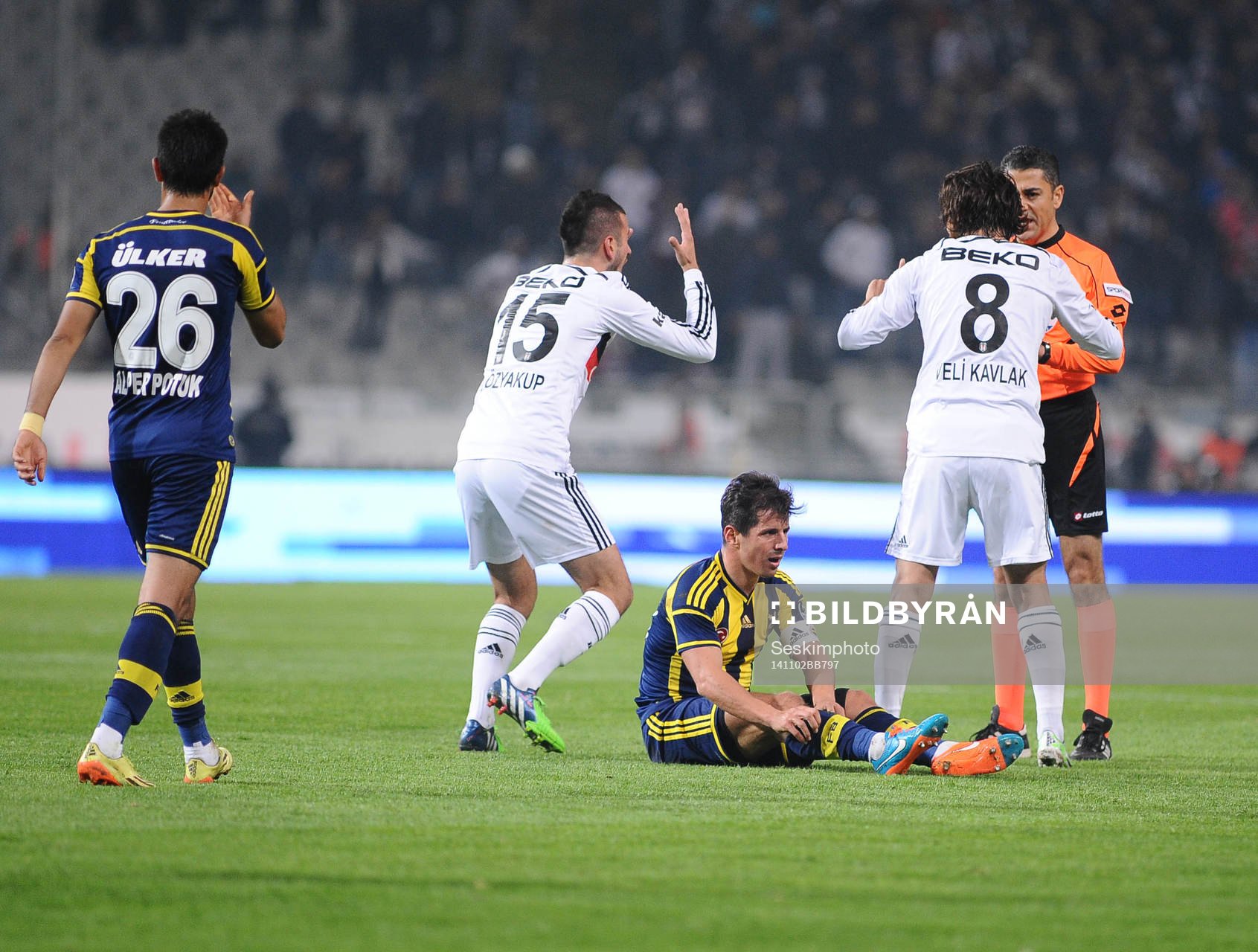Turkey super league derby match between Besiktas and