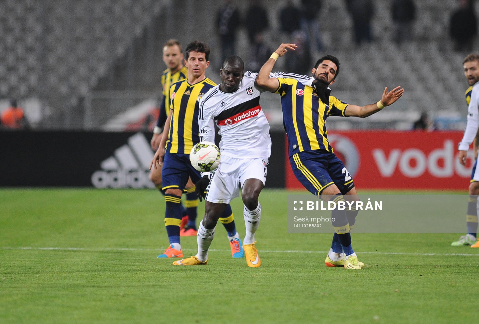 Turkey super league derby match between Besiktas and