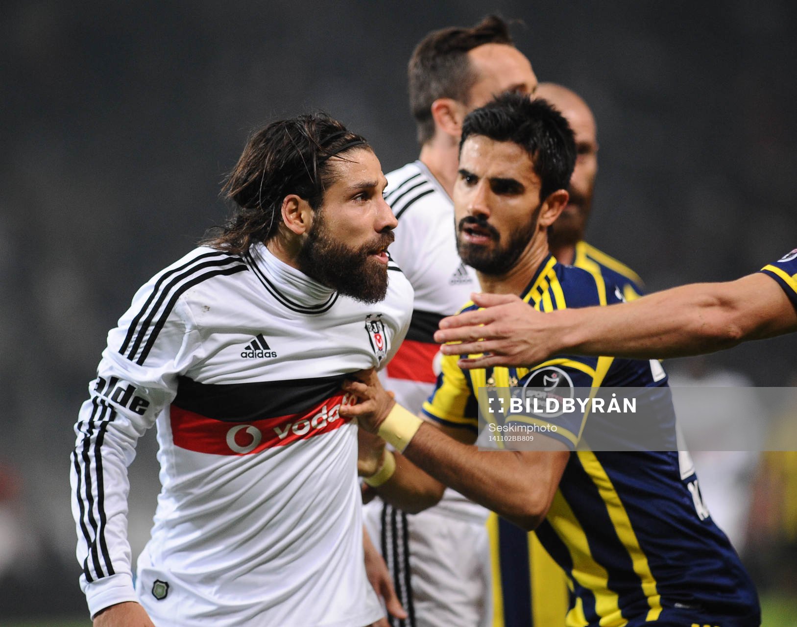 Turkey super league derby match between Besiktas and