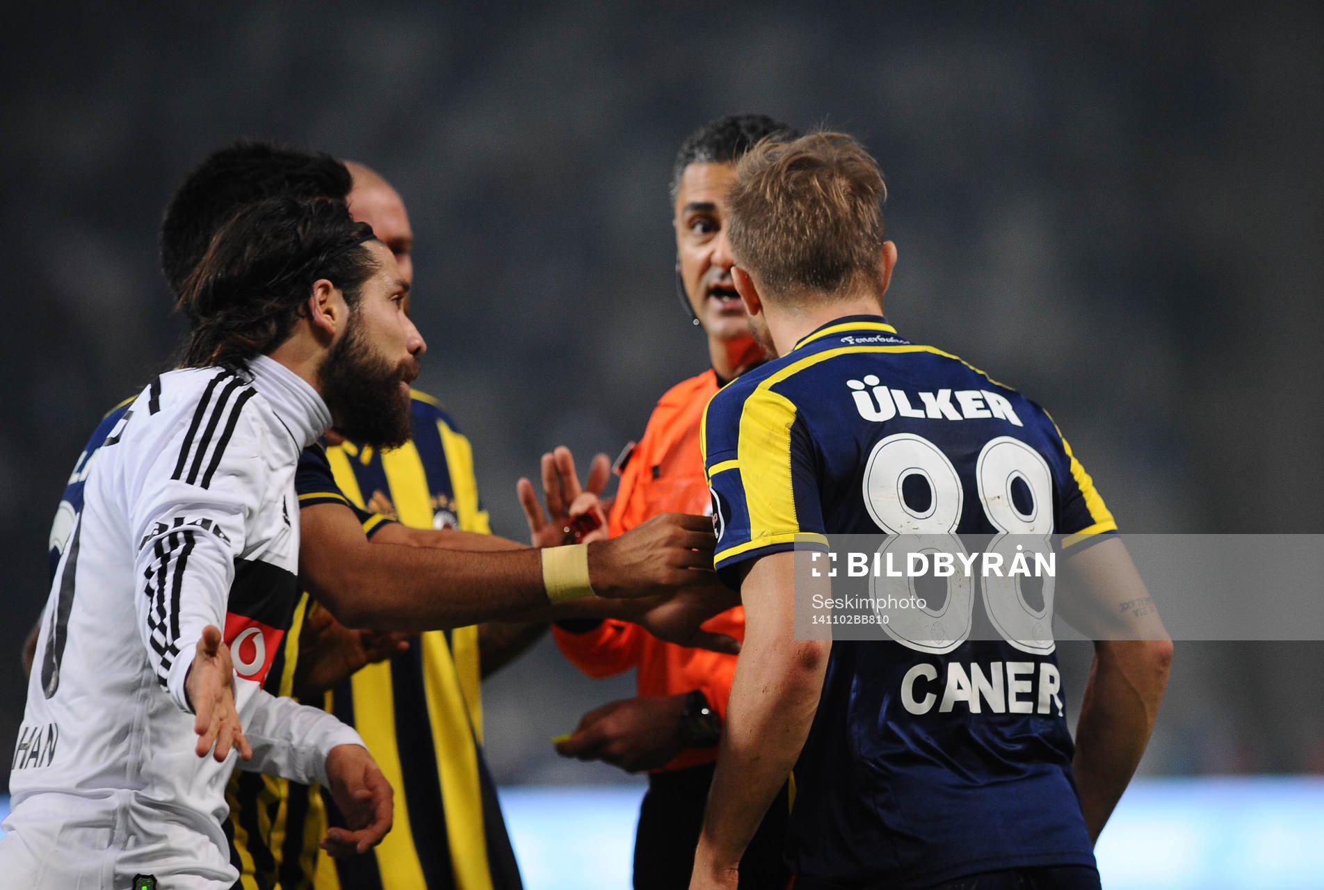 Turkey super league derby match between Besiktas and