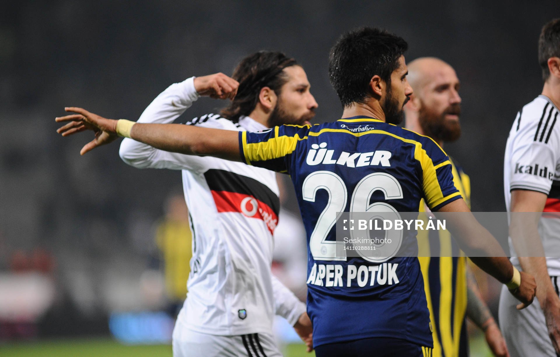 Turkey super league derby match between Besiktas and