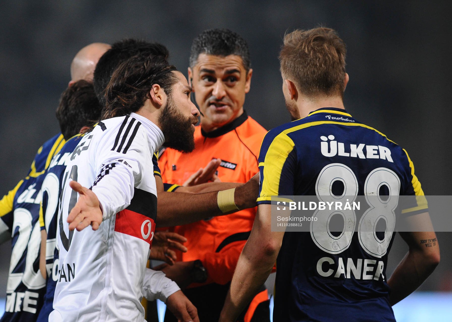 Turkey super league derby match between Besiktas and