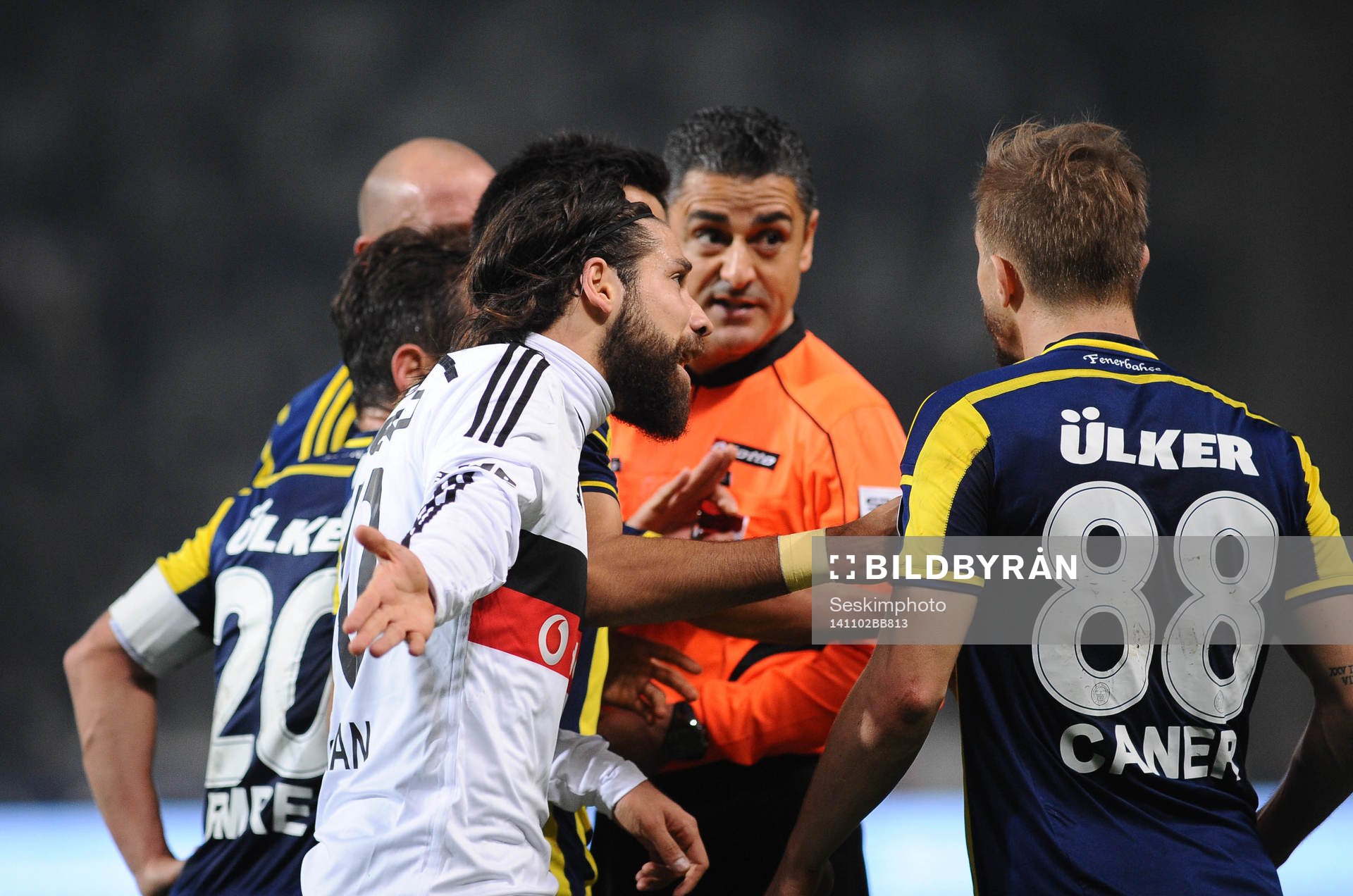 Turkey super league derby match between Besiktas and