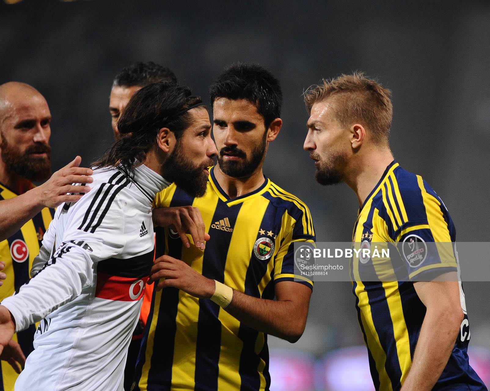 Turkey super league derby match between Besiktas and