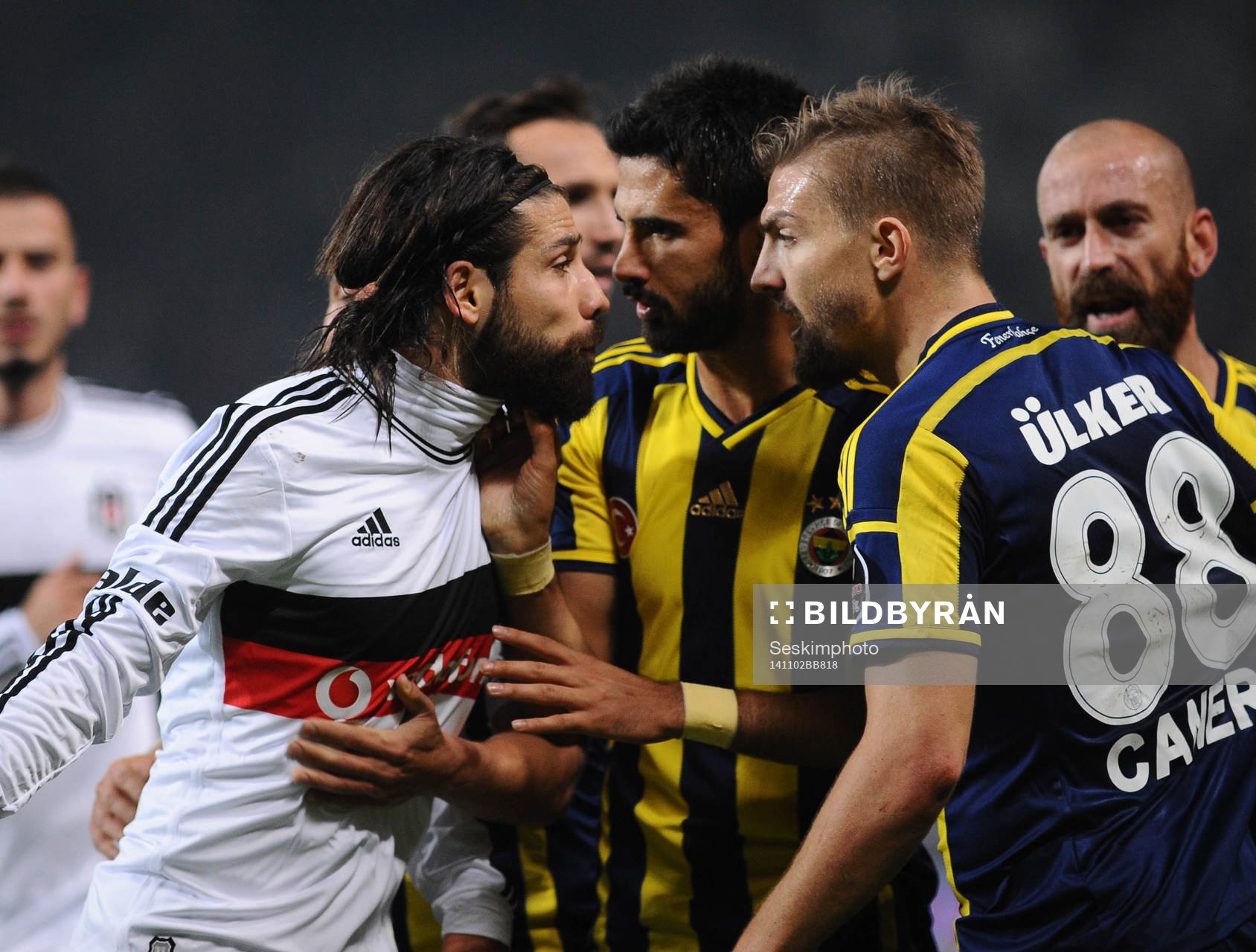 Turkey super league derby match between Besiktas and