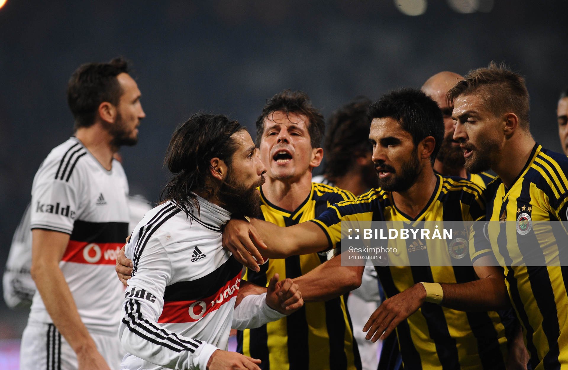 Turkey super league derby match between Besiktas and
