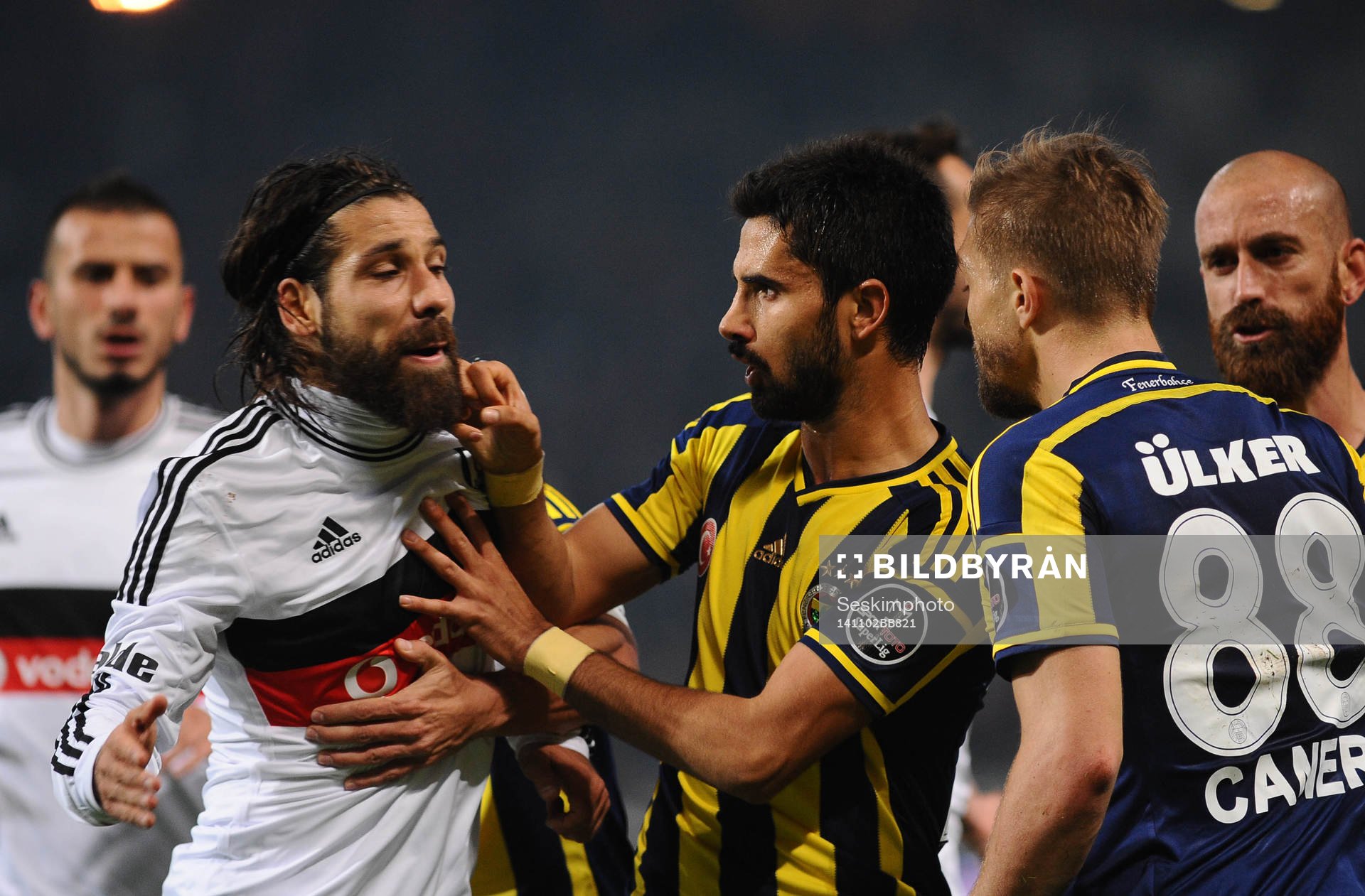 Turkey super league derby match between Besiktas and