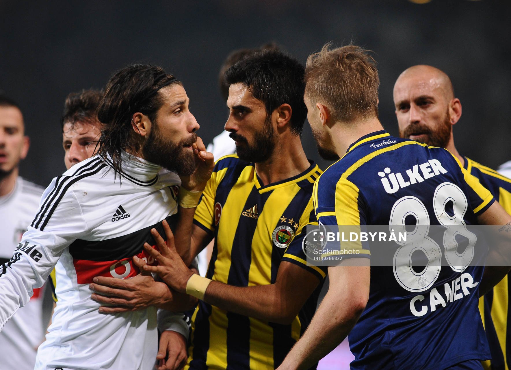 Turkey super league derby match between Besiktas and