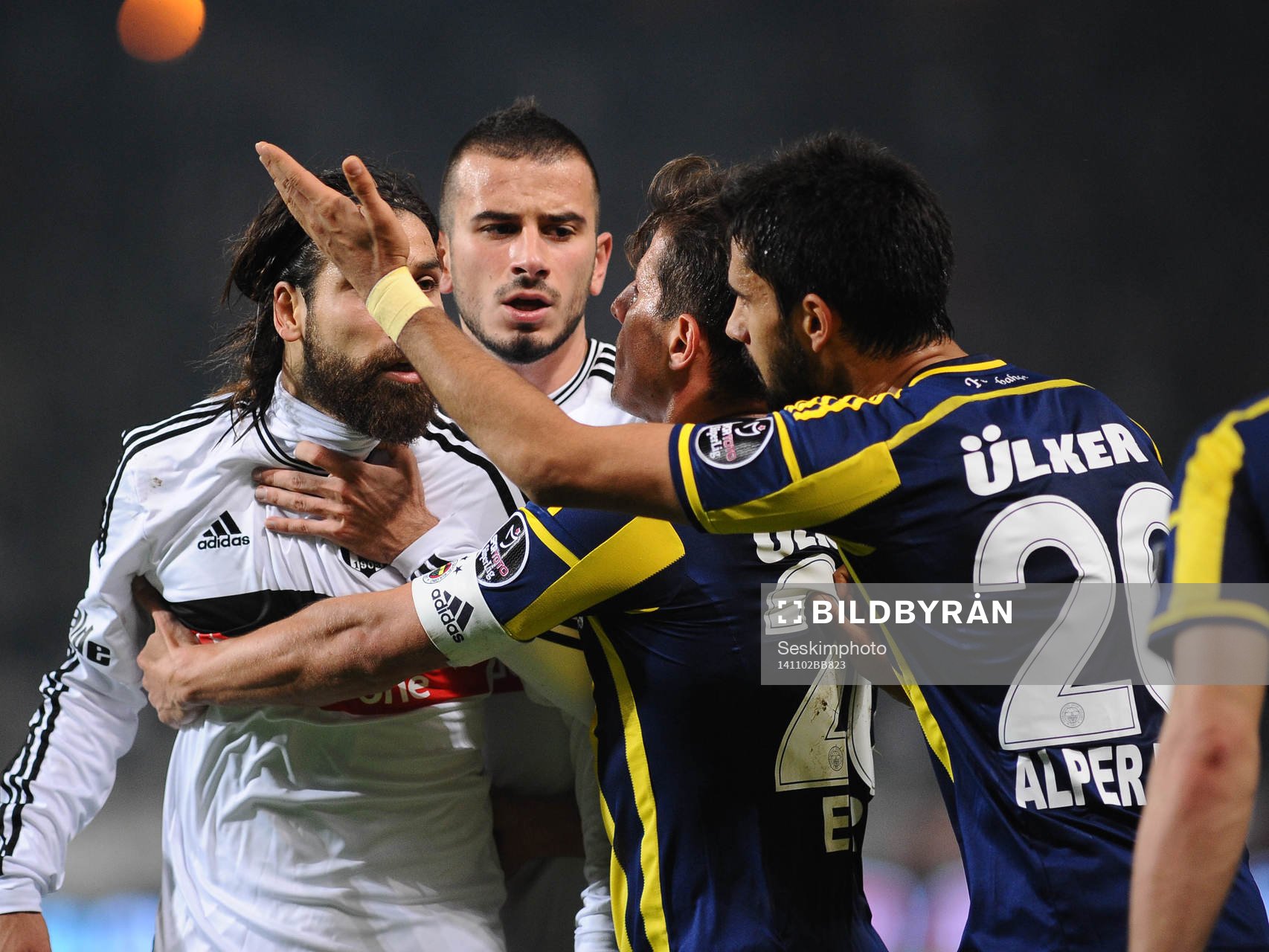 Turkey super league derby match between Besiktas and