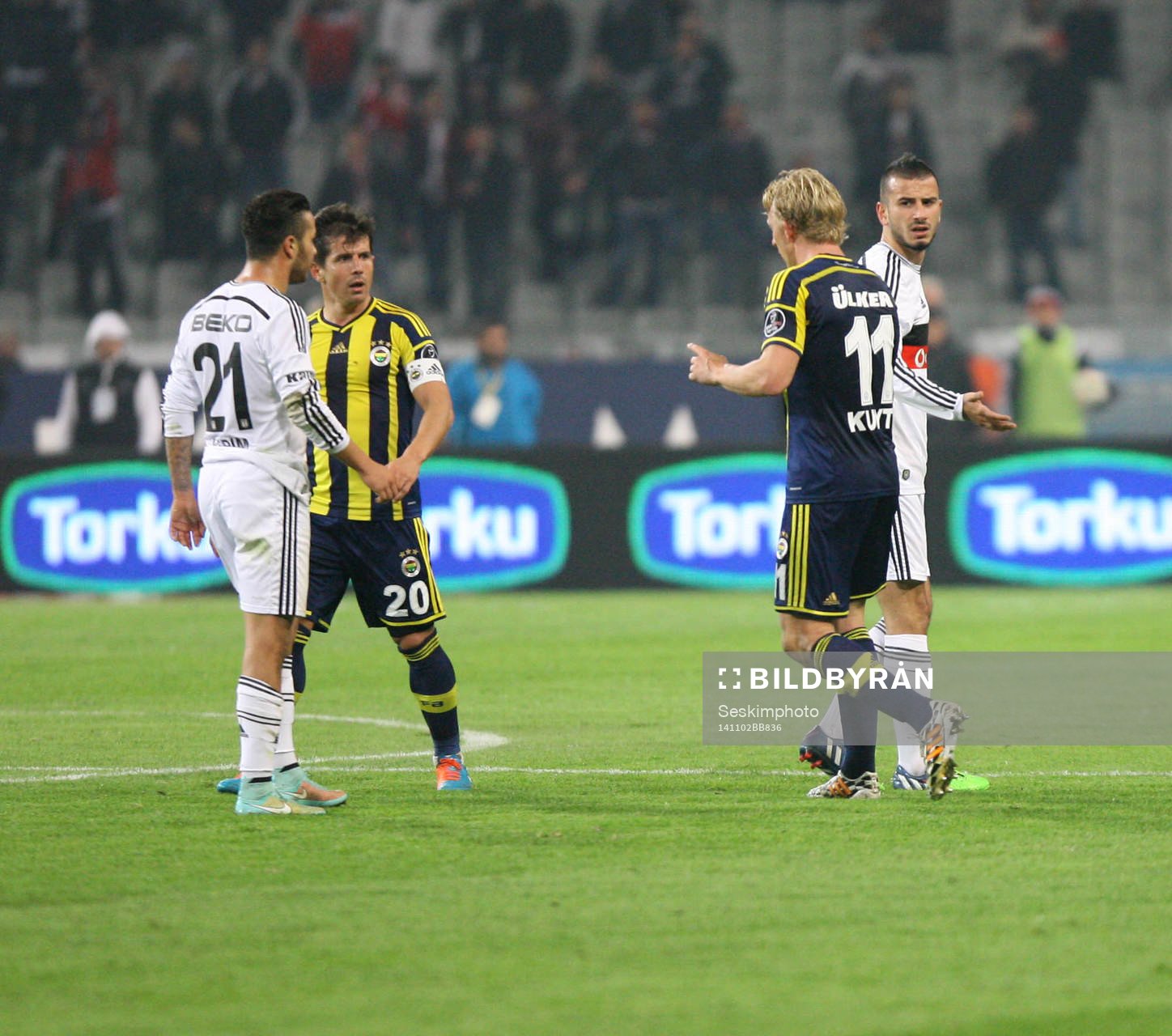 Turkey super league derby match between Besiktas and